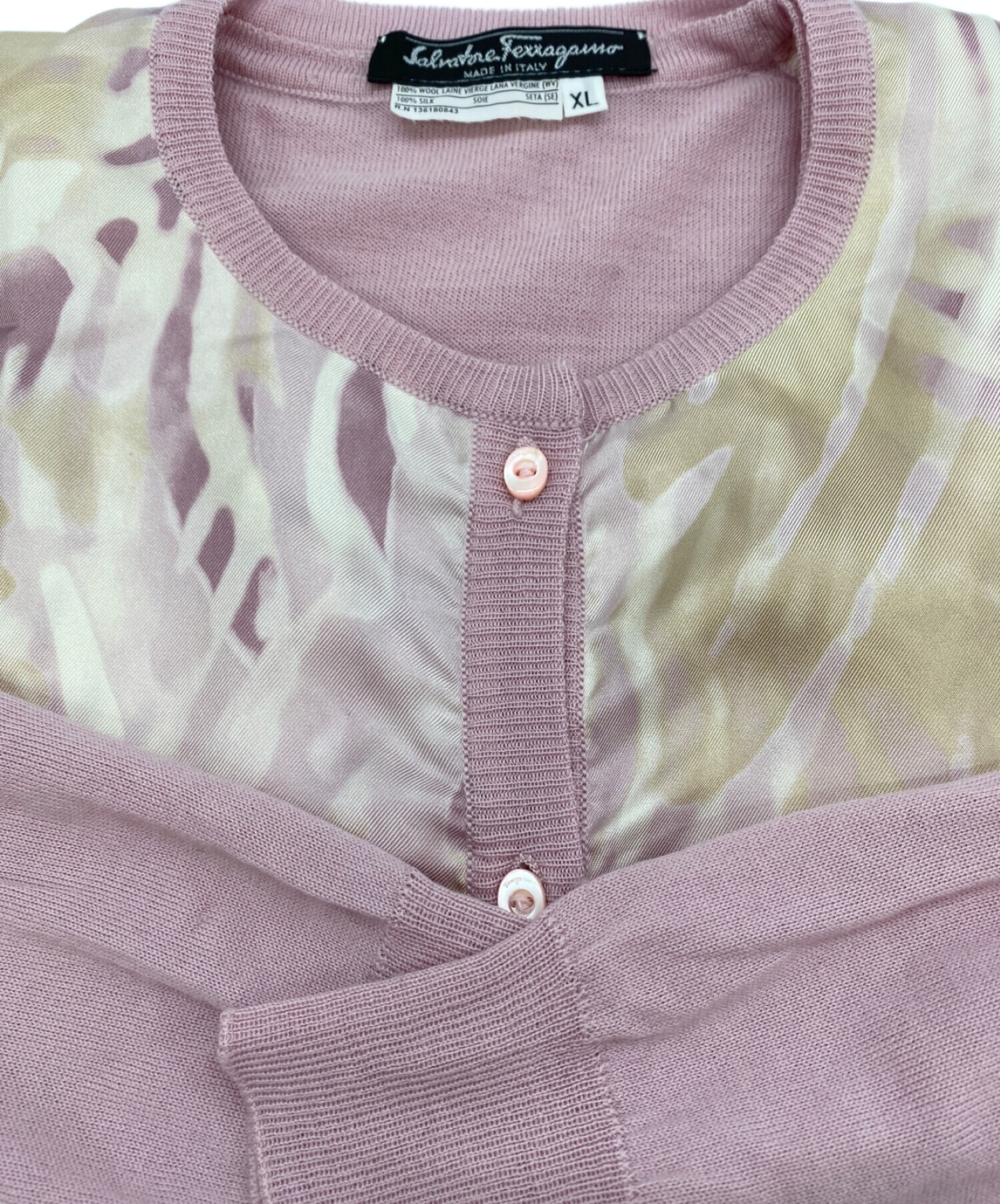 フェラガモ　シルクニット ウィメンズ ニットウェア：カーディガン、長袖ニット、タートルネック