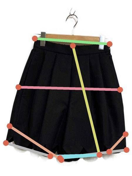 中古・古着通販】MARONENONFEE (マーロンエノンフィ) スカラップ  
