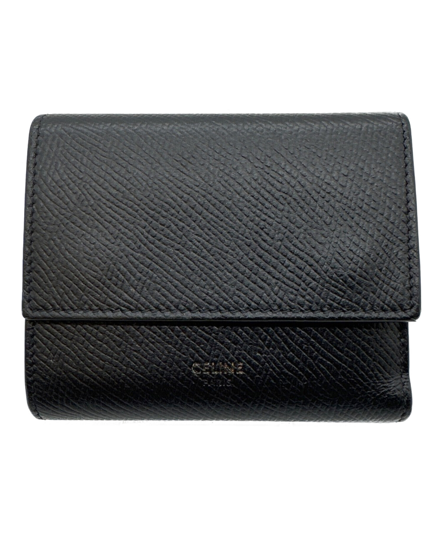 CELINE セリーヌ 折りたたみ財布 ブラック 黒