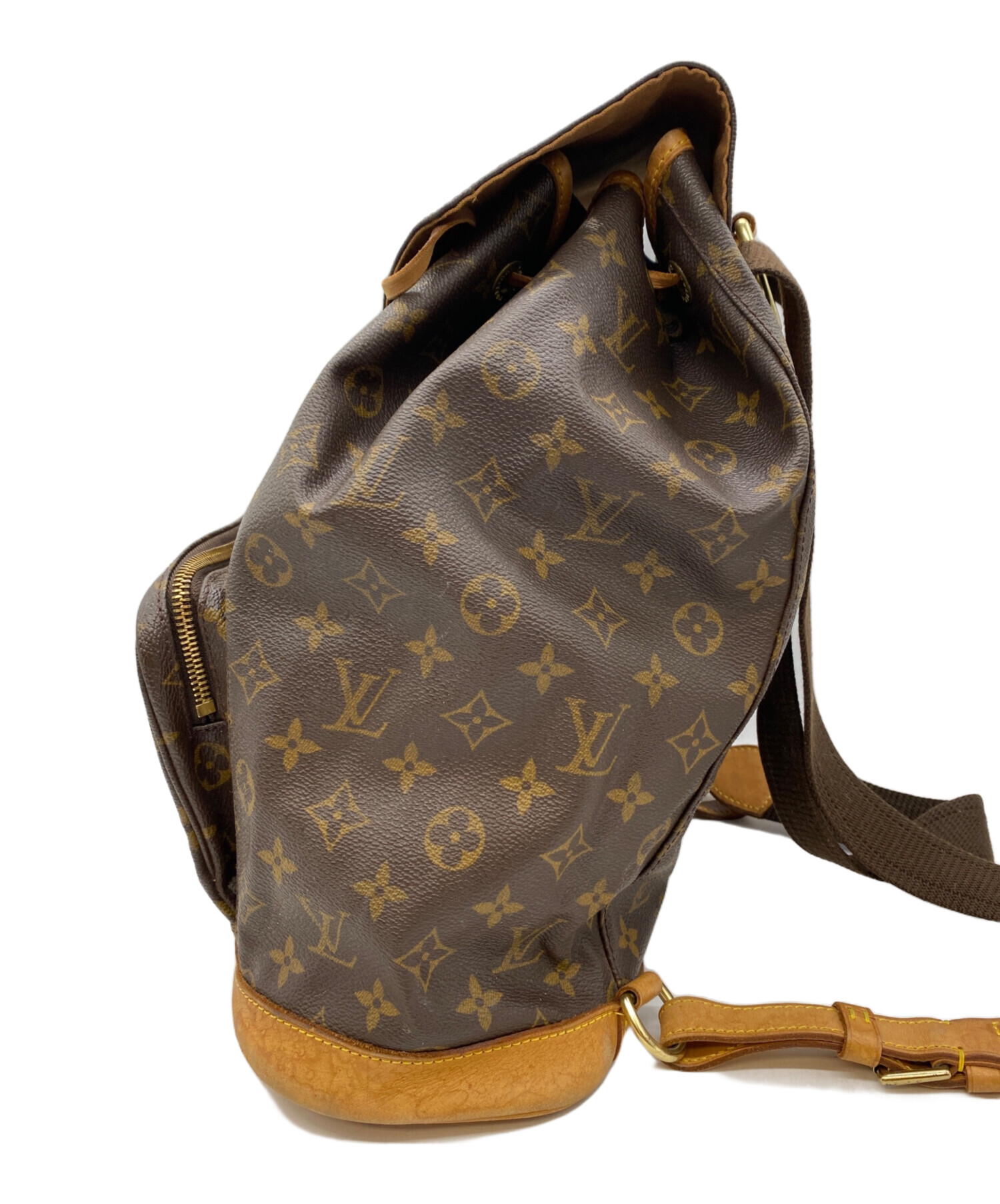 中古・古着通販】LOUIS VUITTON (ルイ ヴィトン) モンスリGM ブラウン 