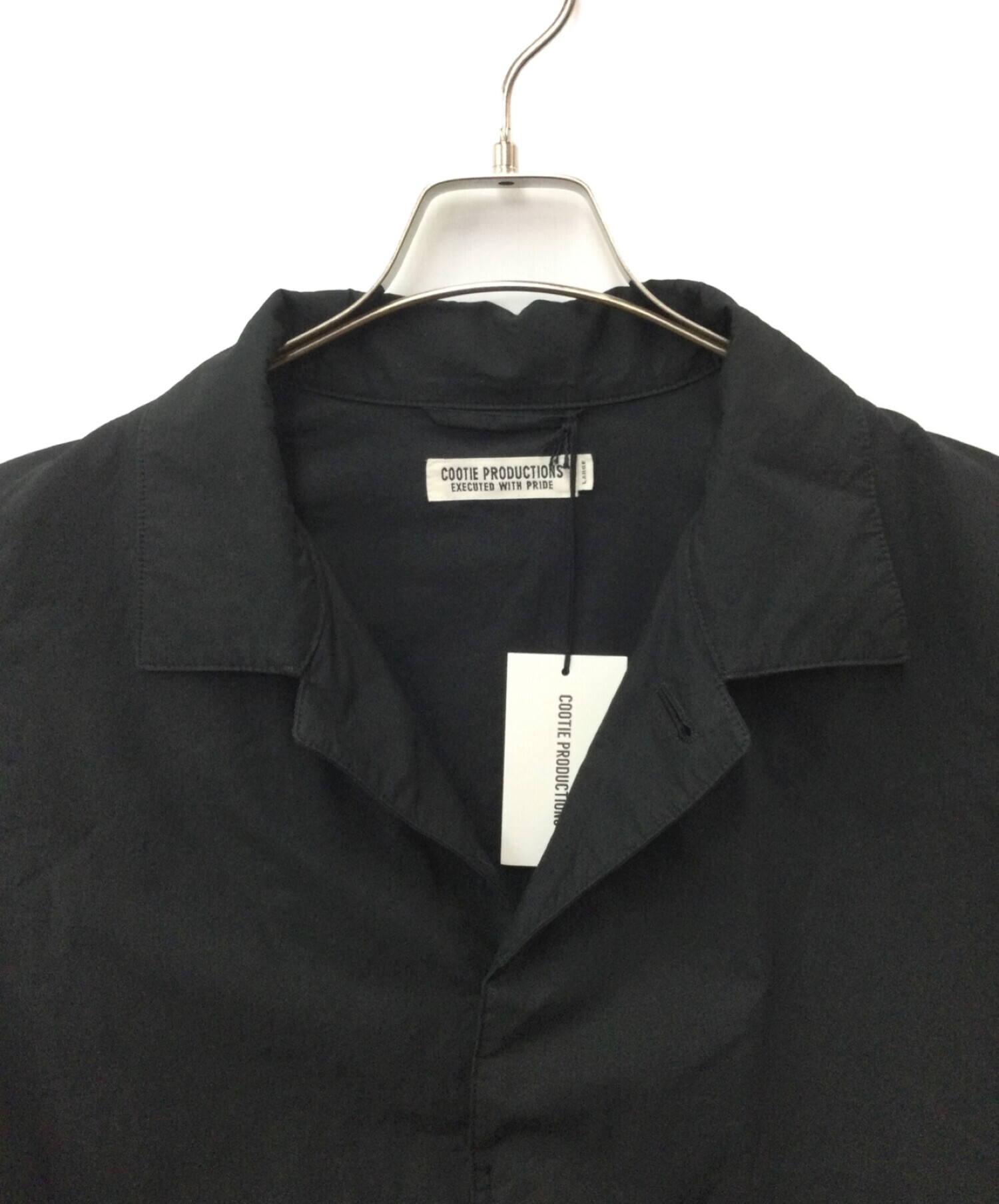 COOTIE PRODUCTIONS (クーティープロダクツ) Padded Bal Collar Coat ブラック サイズ:Large