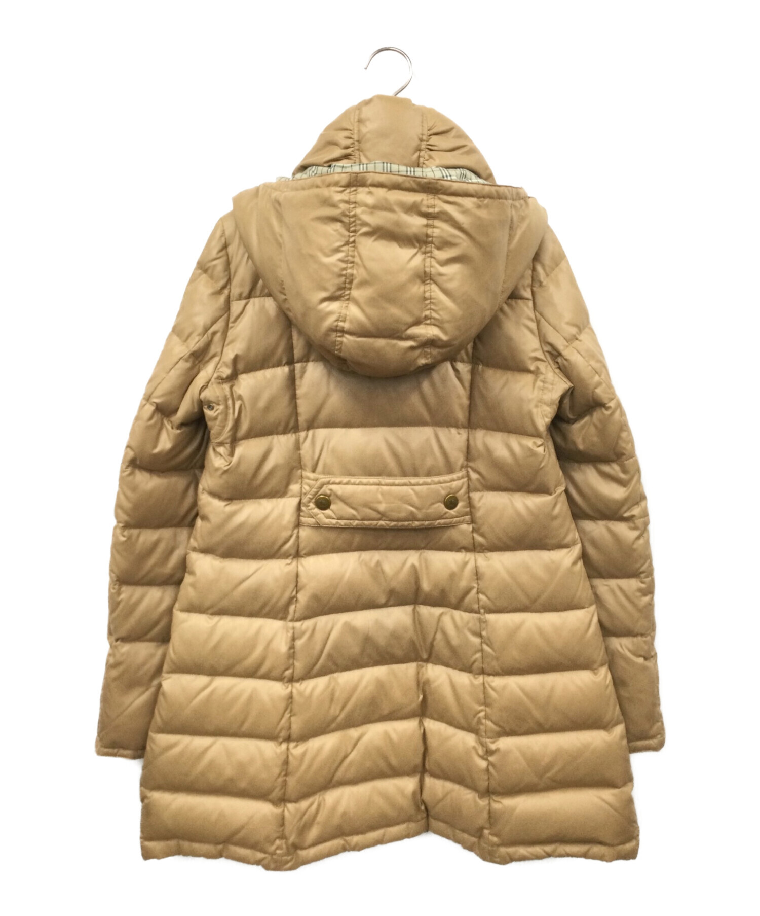 美品】バーバリーブルーレーベル ダウンコート 38 ベージュ｜ファッション