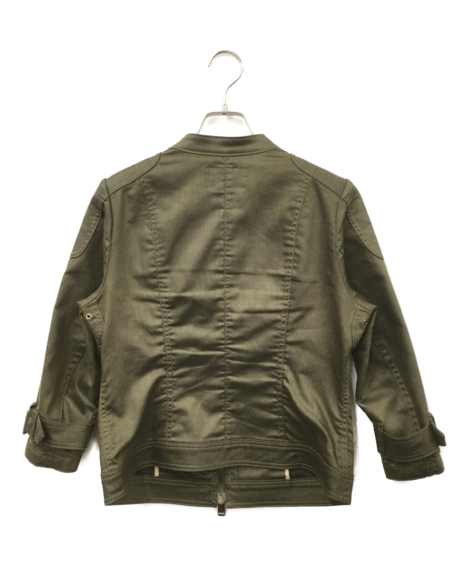 中古・古着通販】BURBERRY (バーバリー) ショートジャケット オリーブ 