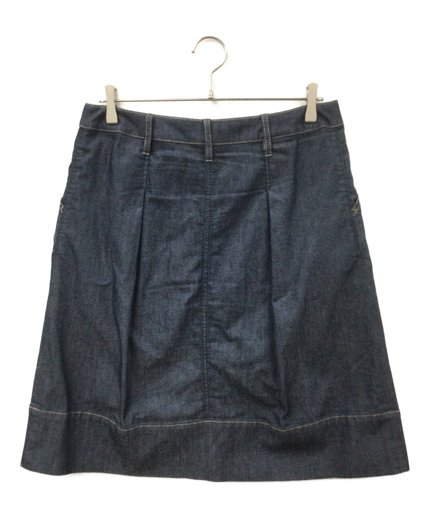 中古・古着通販】BURBERRY (バーバリー) デニムスカート インディゴ  