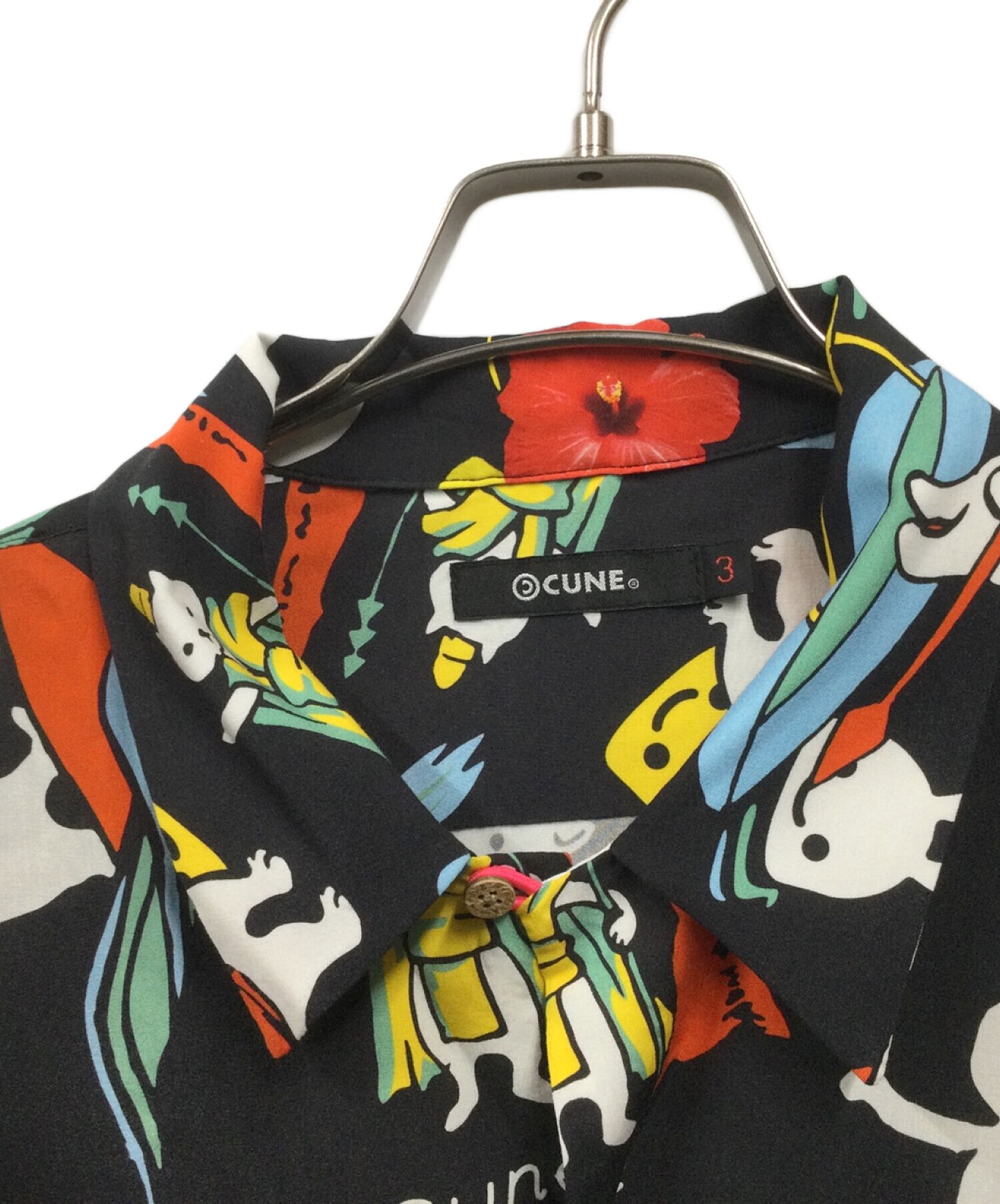中古・古着通販】CUNE (キューン) ハワイ猫のアロハシャツ 