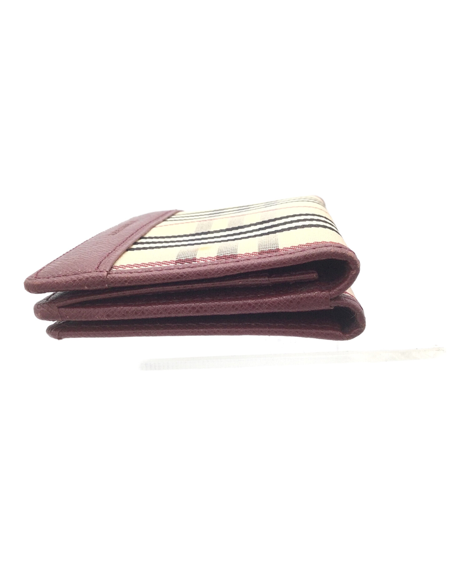 BURBERRYバーバリー名刺入れノバチェック 中古・古着通販】BURBERRY 