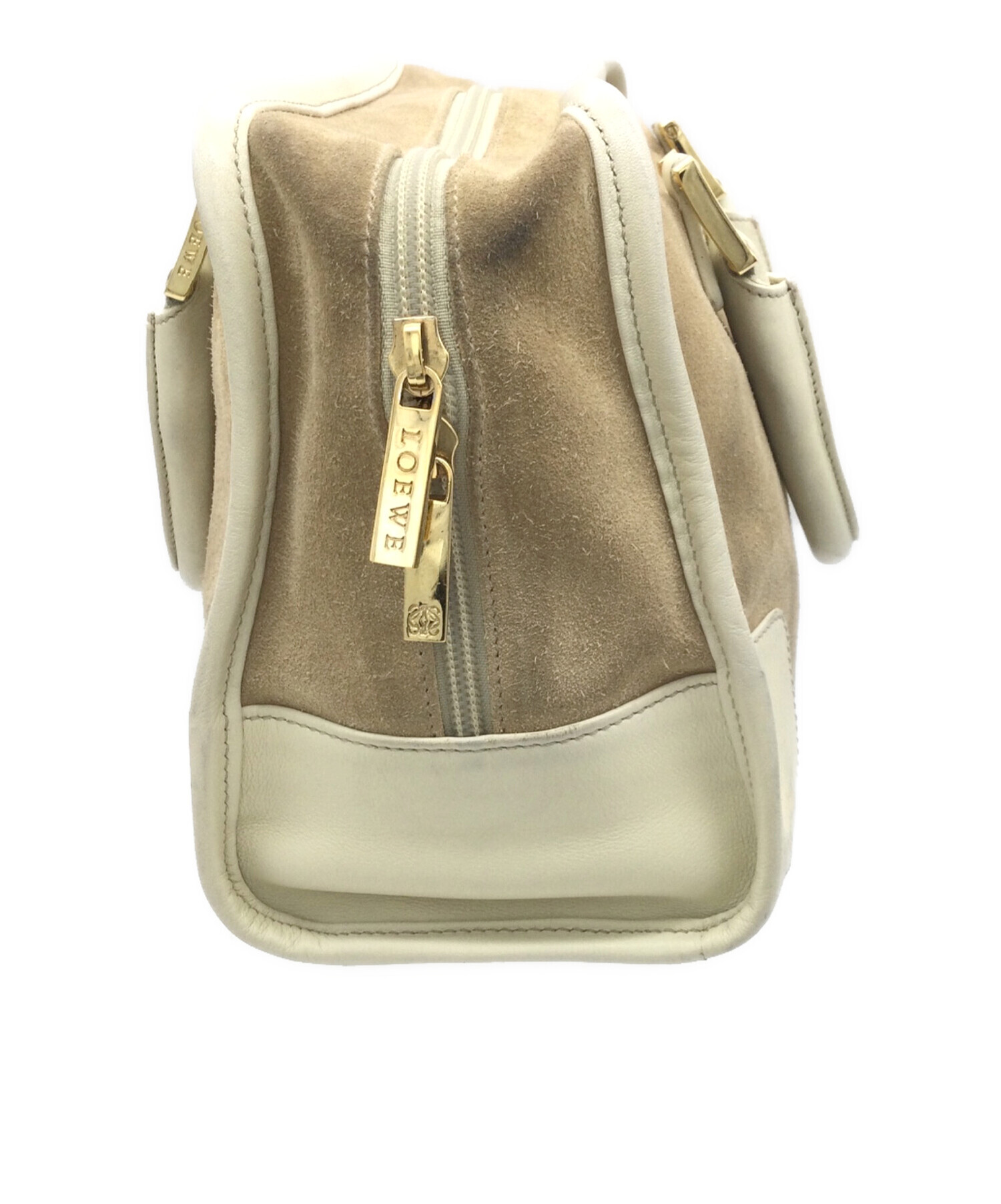 中古・古着通販】LOEWE (ロエベ) アマソナ28 ベージュ×ホワイト 