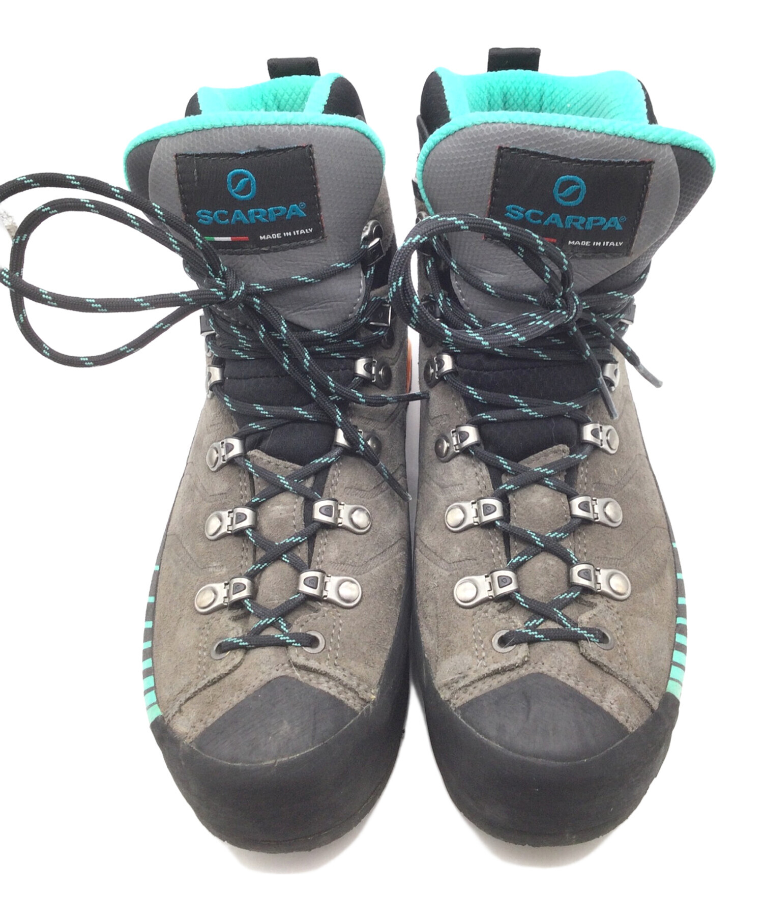 SCARPA スカルパ 登山靴 39 24.5cm ブルーグレー 黒 トレッキング 
