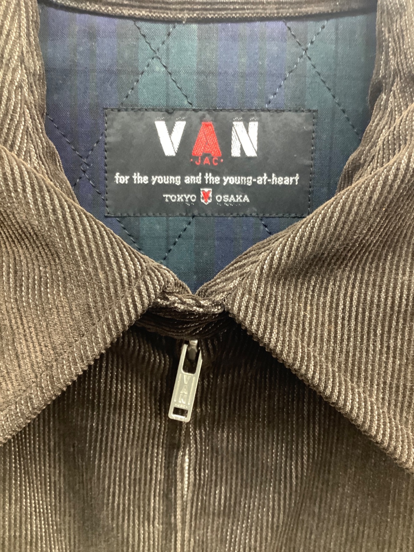 VAN JAC (ヴァン) コーデュロイジャケット ブラウン サイズ:L