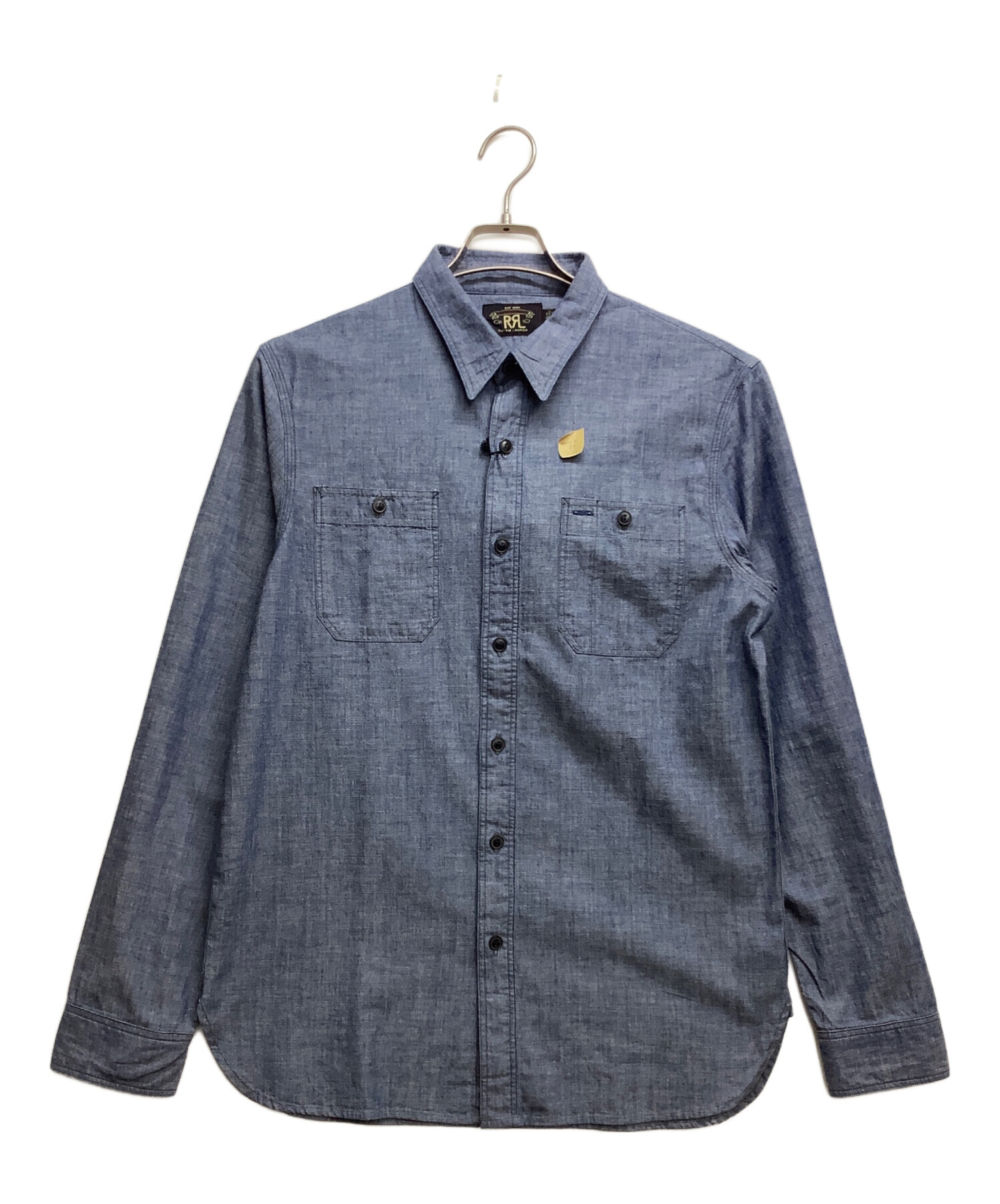 RRL / デニムシャツ / SIZE M（RRL Corduroy Trim Indigo Denim Shirt 