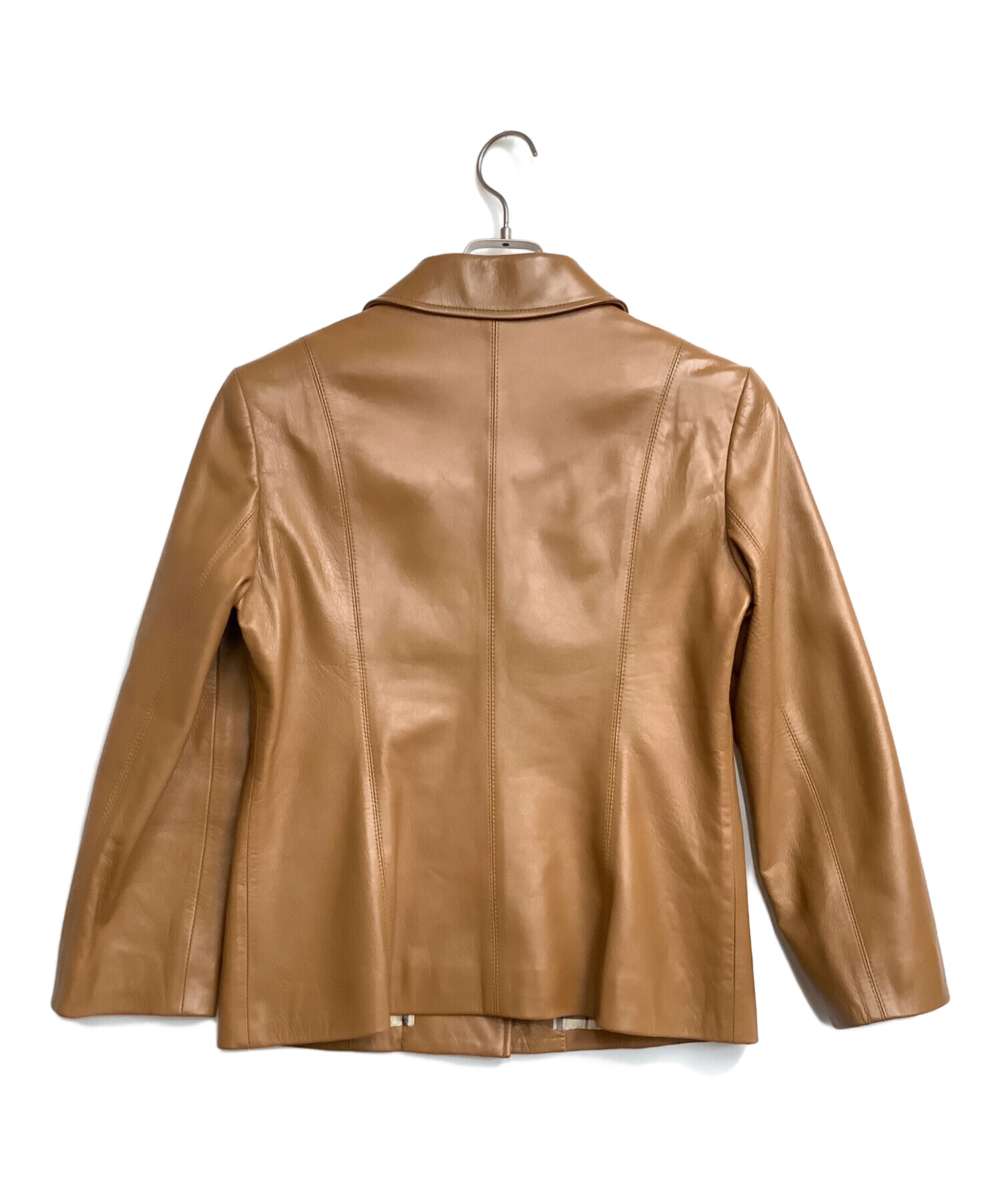 中古・古着通販】BURBERRY (バーバリー) ラムレザージャケット 