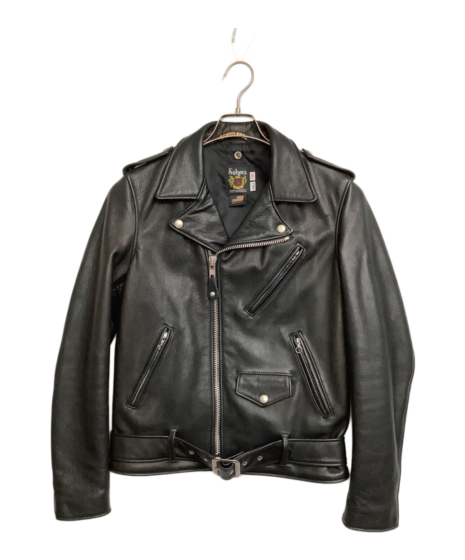 中古・古着通販】Schott (ショット) ダブルライダースジャケット 