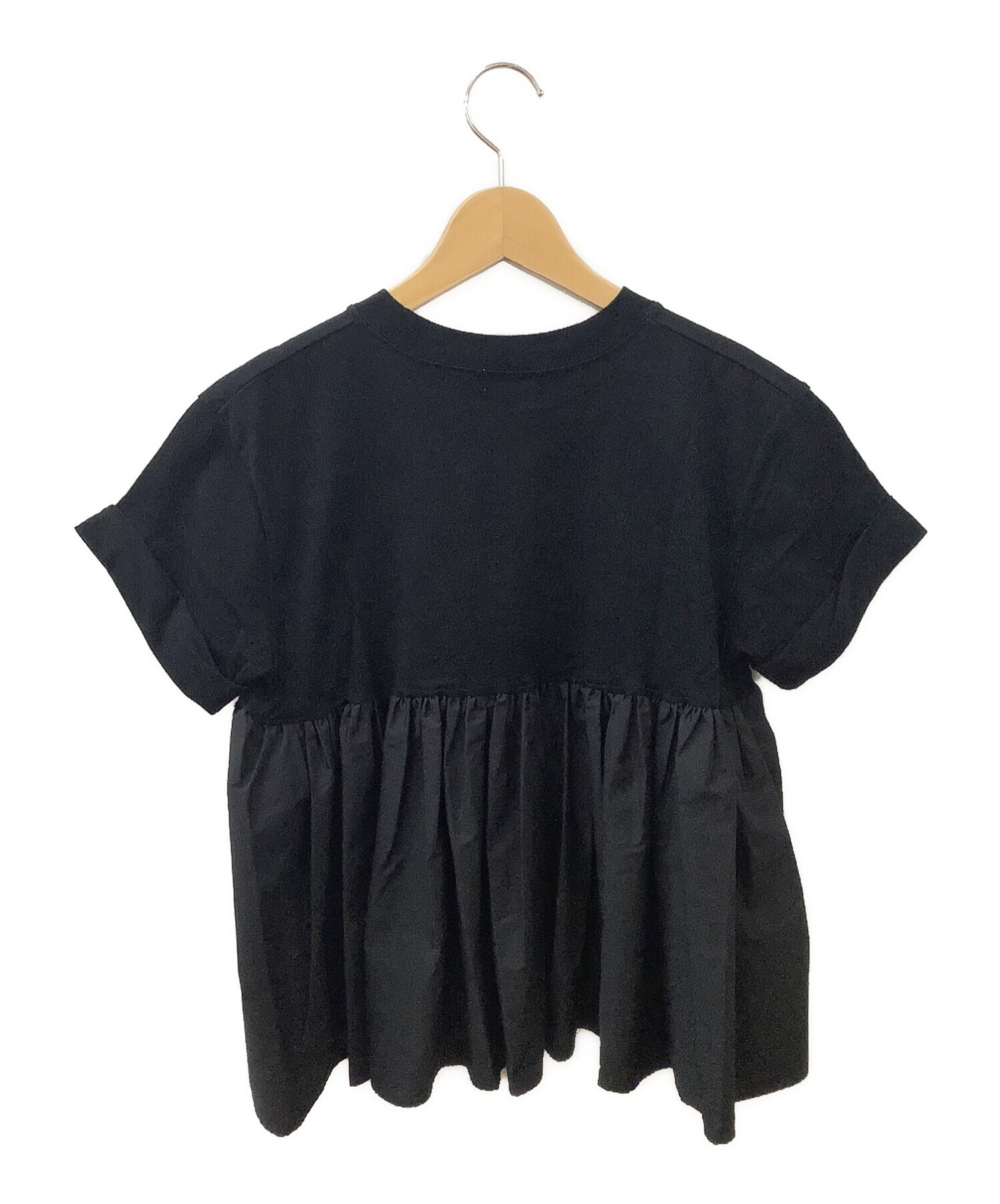 REKISAMI (レキサミ) バック切替プリントTシャツ ブラック サイズ:１