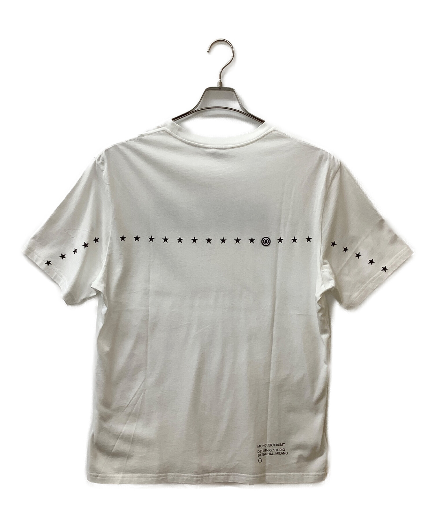 MONCLER (モンクレール) プリントTシャツ ホワイト サイズ:XL
