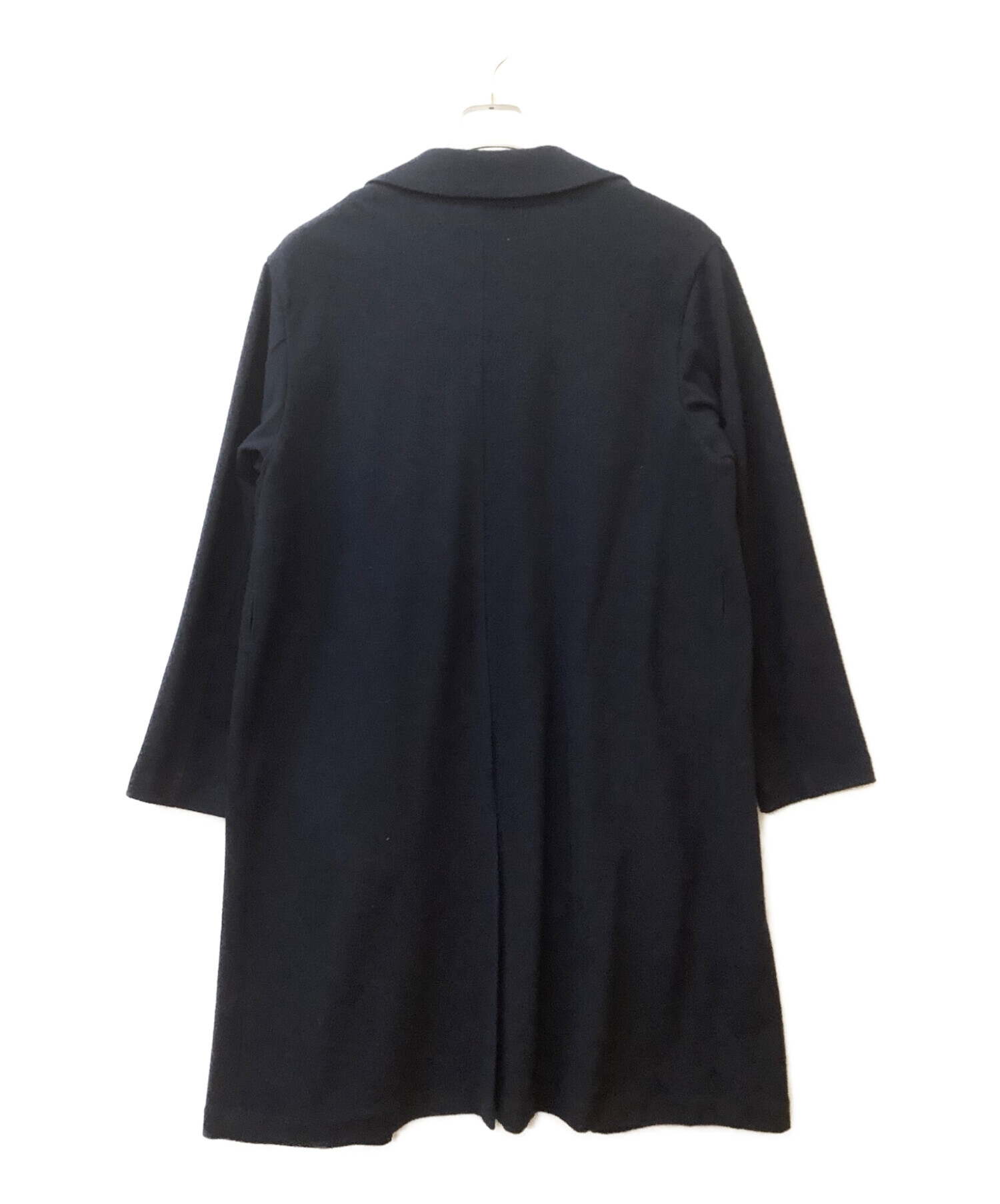 GALERIE VIE カシミヤ ウール チェスター コート 36 ネイビー GALERIE VIE カシミヤ ウール チェスター コート 36 ネイビー