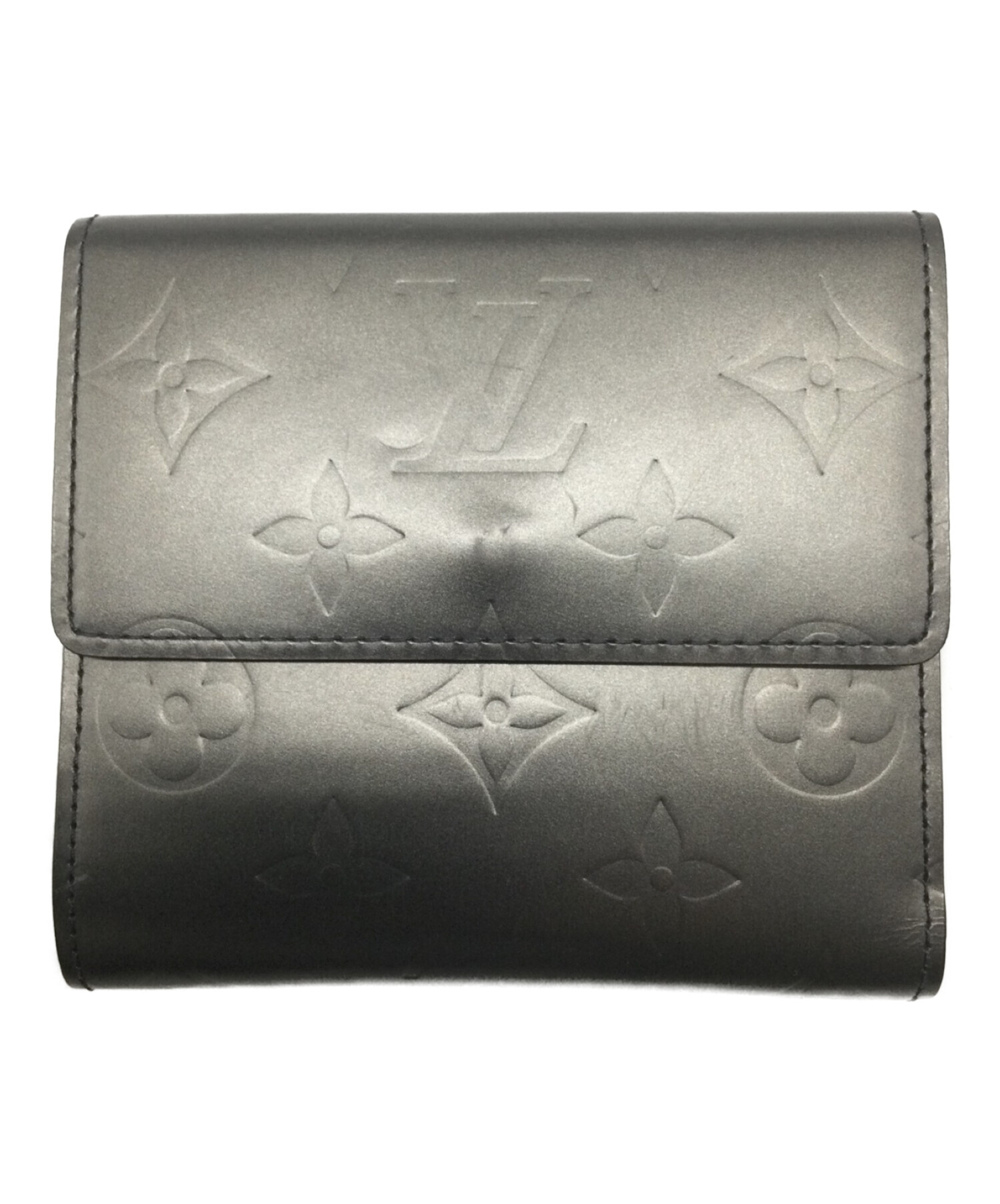 中古・古着通販】LOUIS VUITTON (ルイ ヴィトン) 3つ折り財布 グレー 