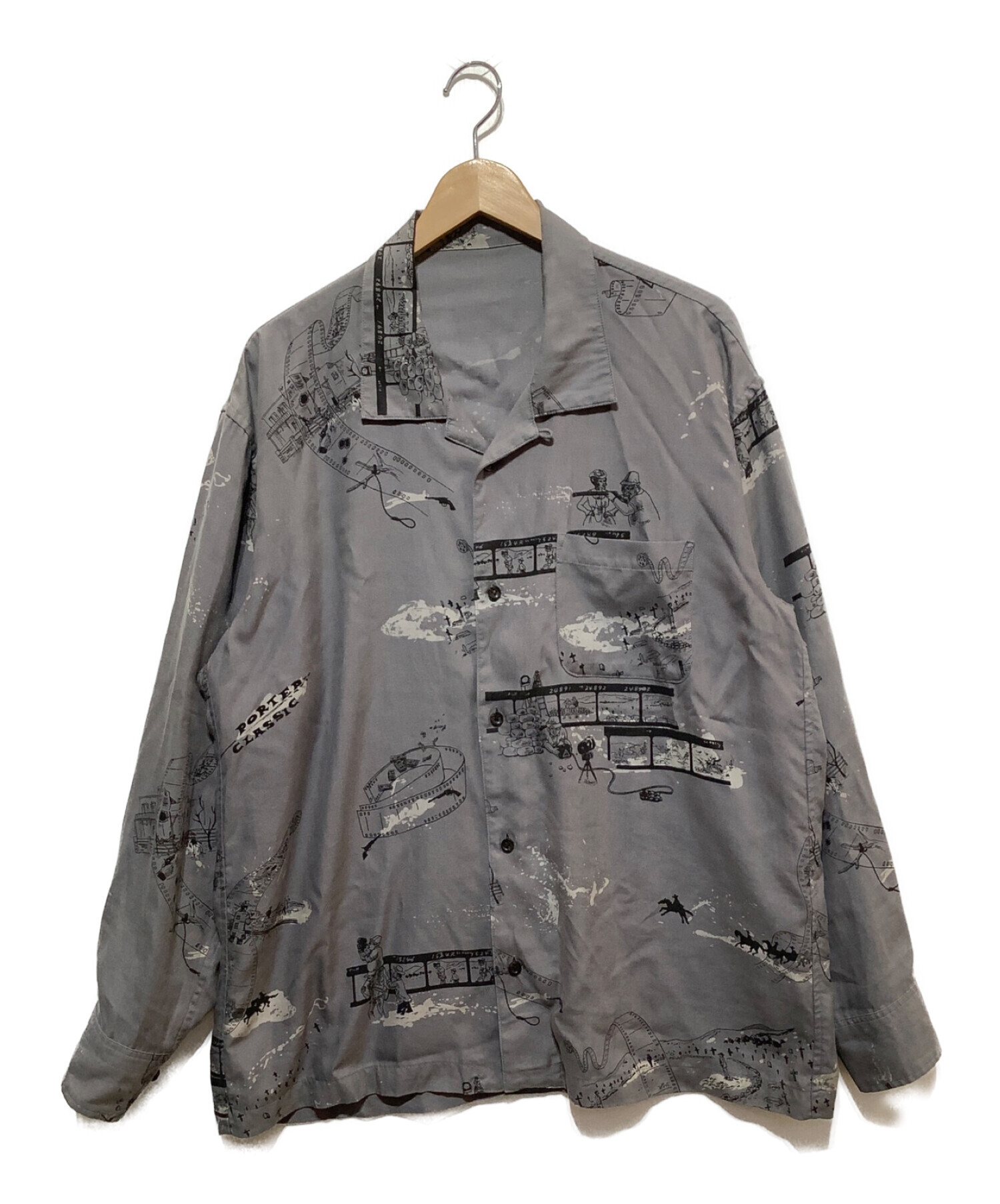 ポータークラシックアロハロングシャツ｜ファッション