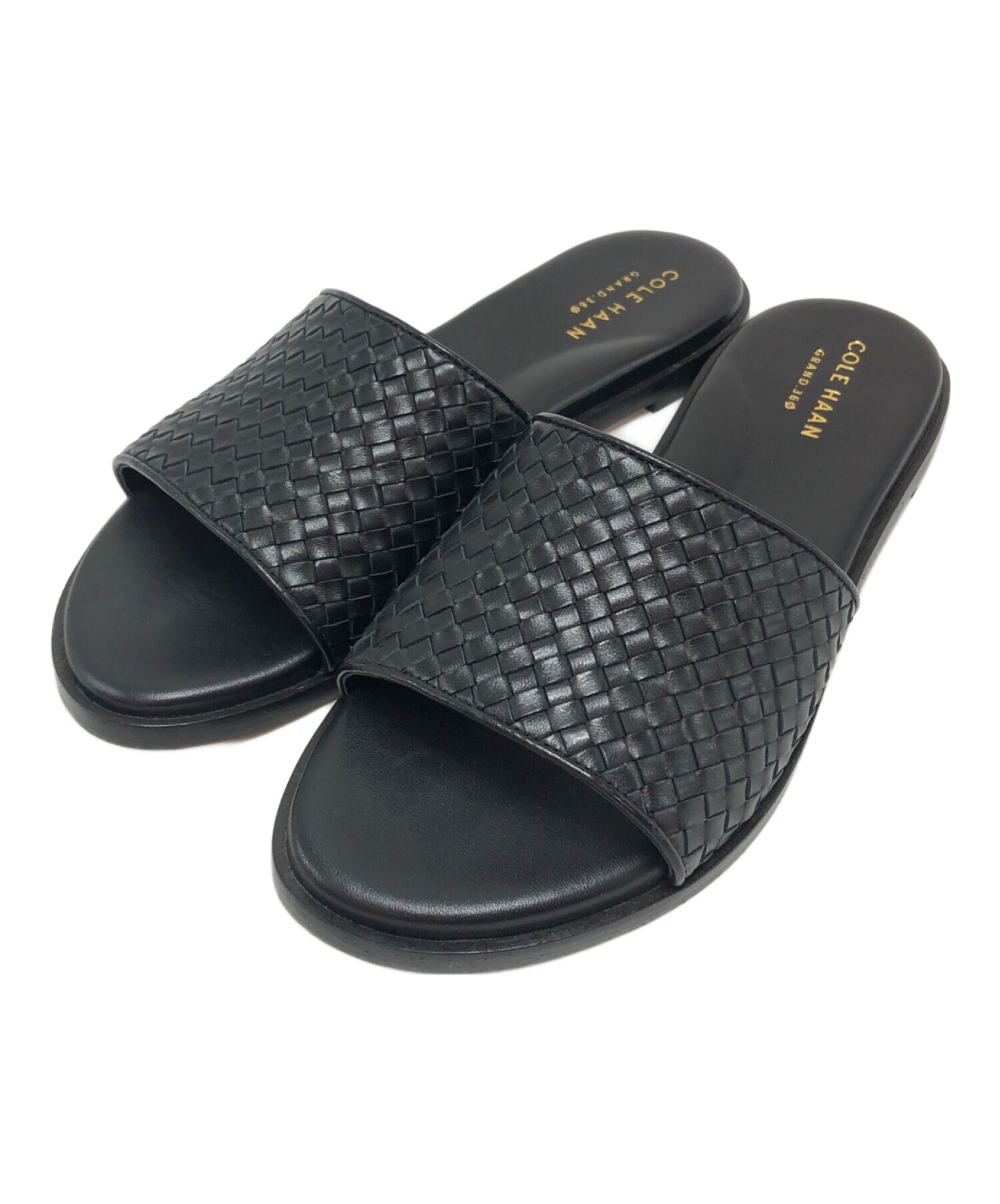 中古・古着通販】COLE HAAN (コールハーン) サンダル ブラック サイズ 