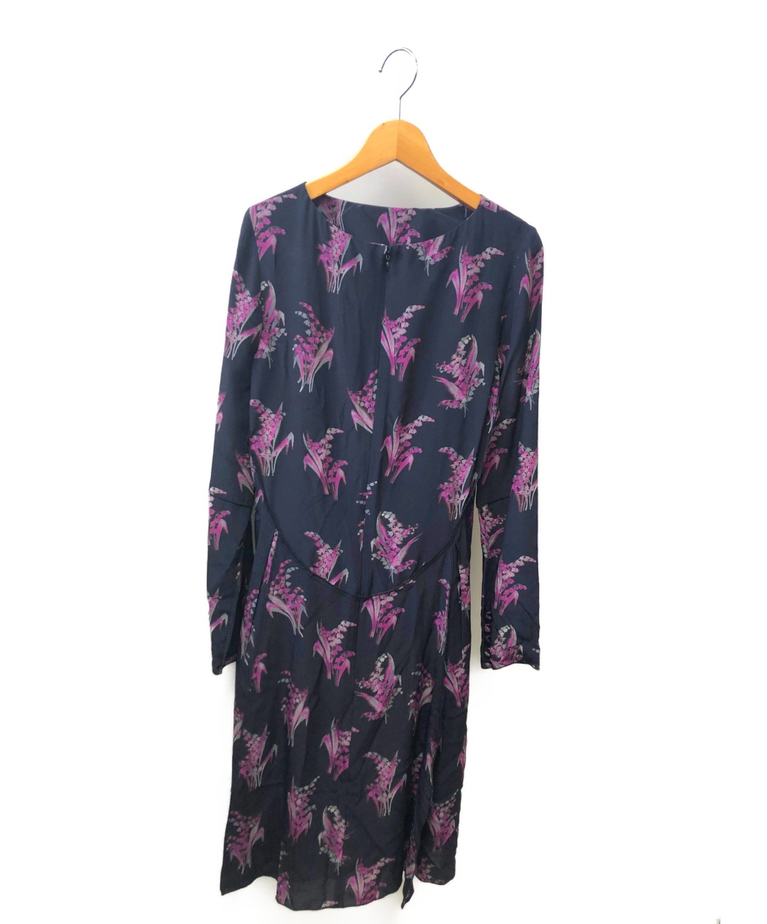 中古・古着通販】NINA RICCI (ニナリッチ) シルクワンピース 
