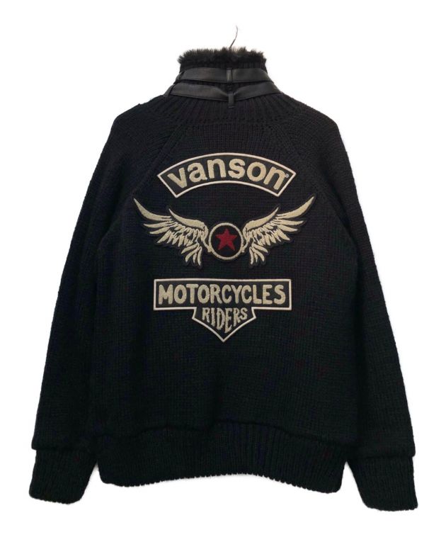 vanson ニットジャケット 新品タグ付き VANSON バンソンニットジャケットタグ付き新品