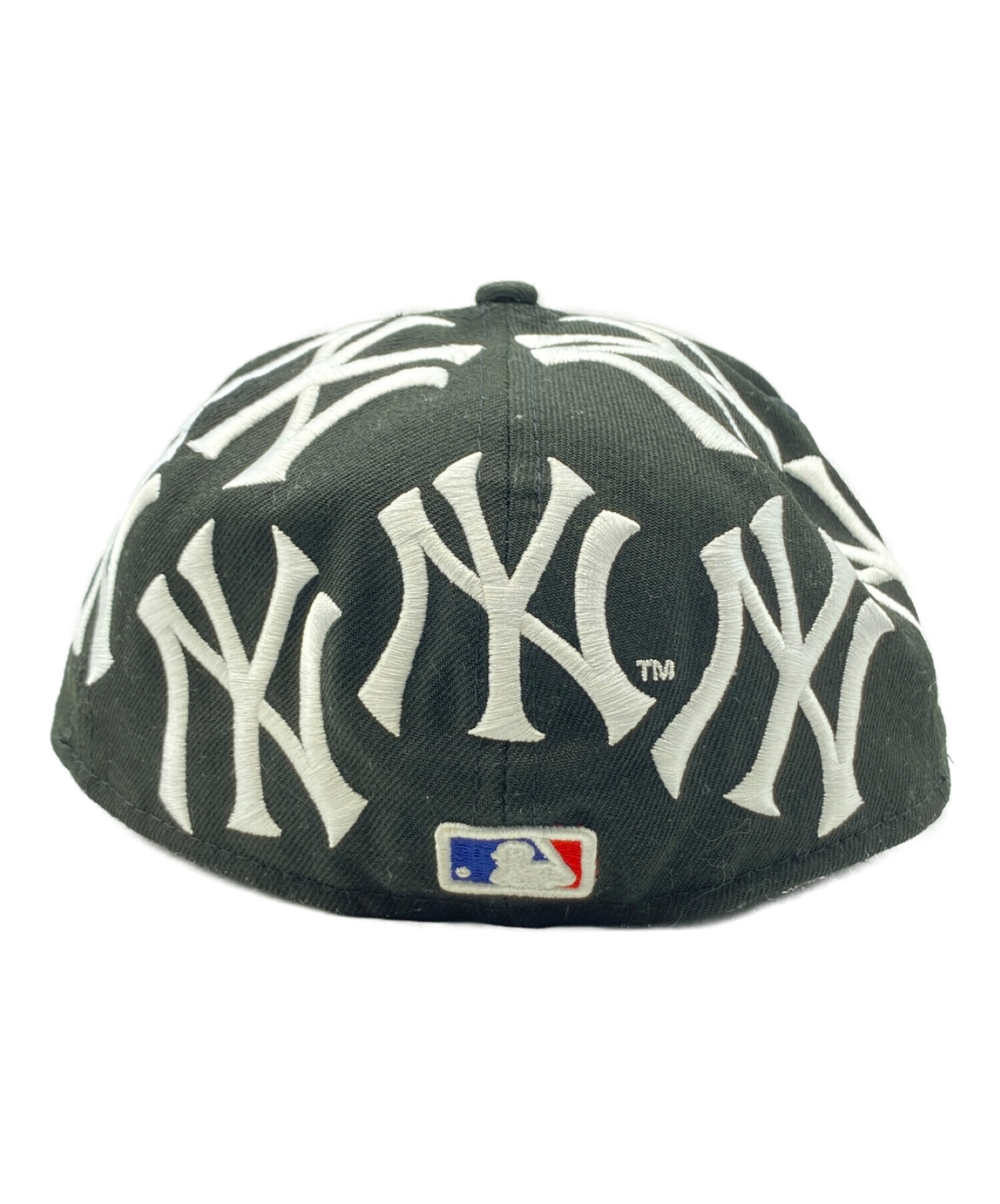 New Era (ニューエラ) SUPREME (シュプリーム) New York Yankees Box Logo New Era Cap ブラック  サイズ:7 1/4
