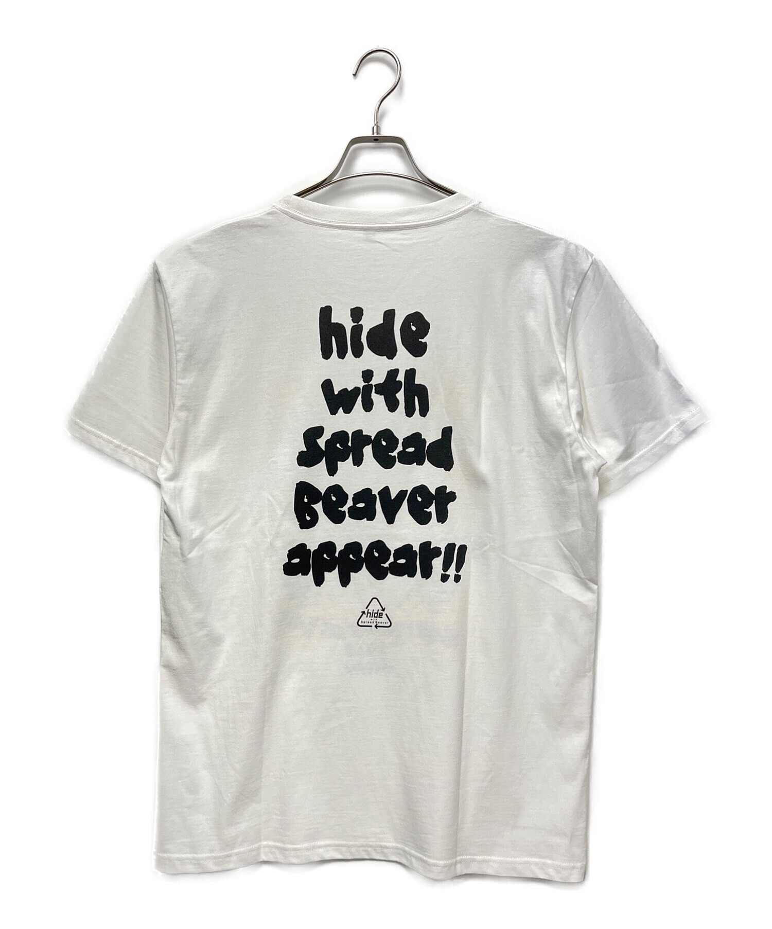 hide memorial day 2023 (ヒデ メモリアルデイ) イラストTシャツ ホワイト サイズ:L