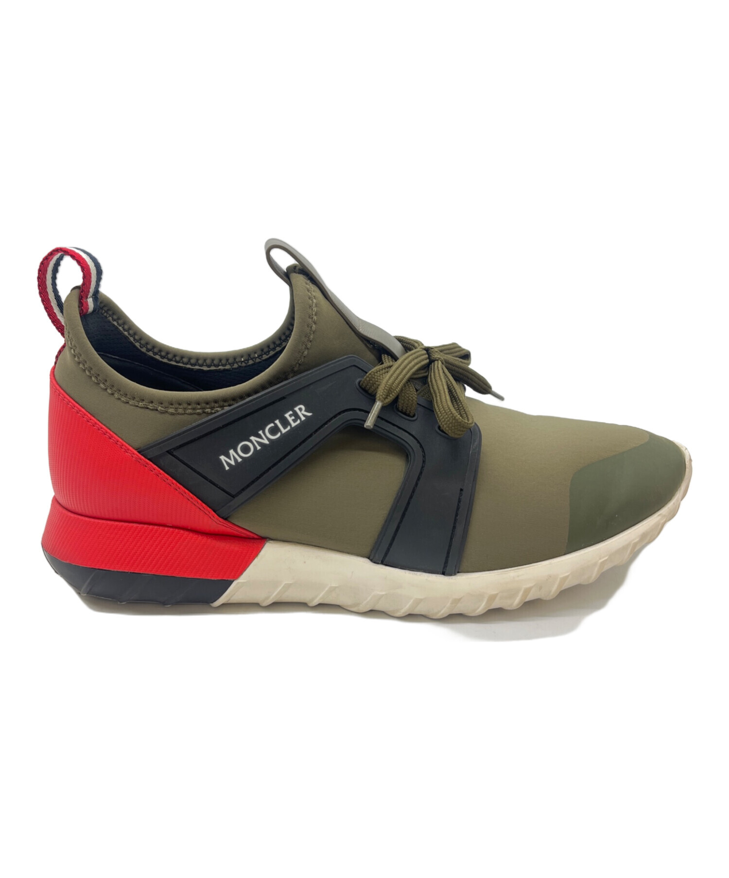 中古・古着通販】MONCLER (モンクレール) スニーカー オリーブ サイズ 