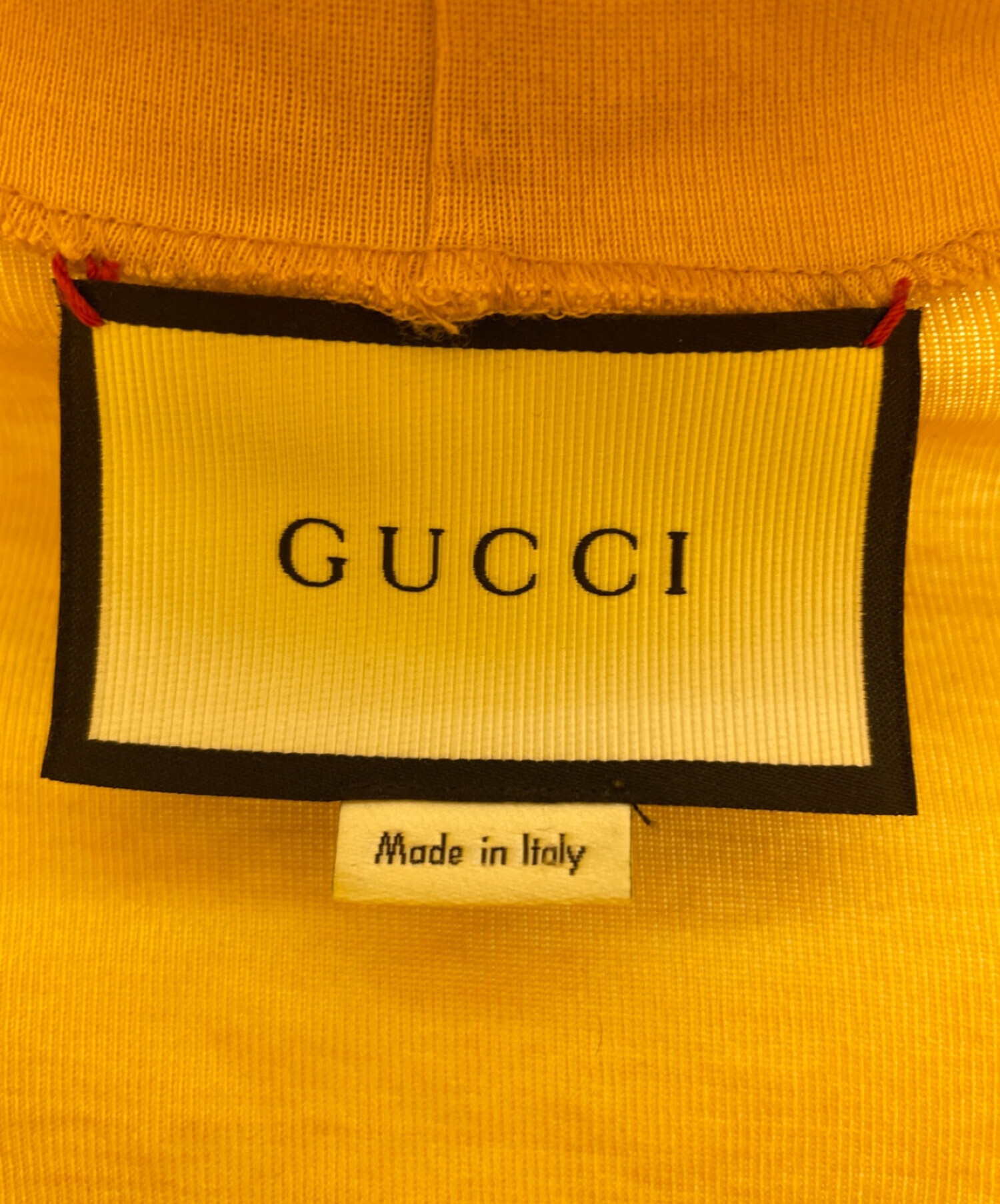 中古・古着通販】GUCCI (グッチ) タートルネックカットソー イエロー  