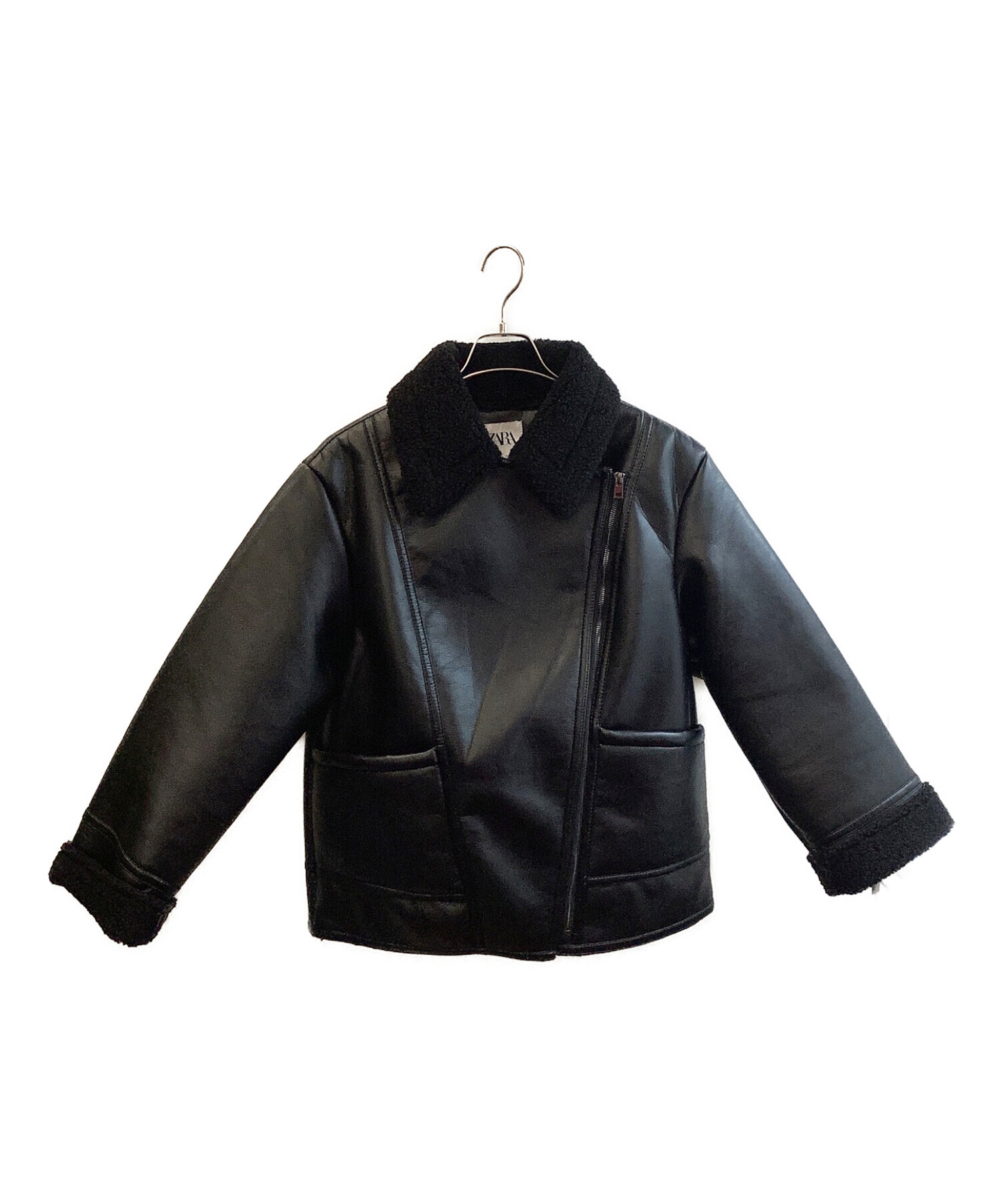 ZARA (ザラ) ダブルサイドジャケット ブラック サイズ:S
