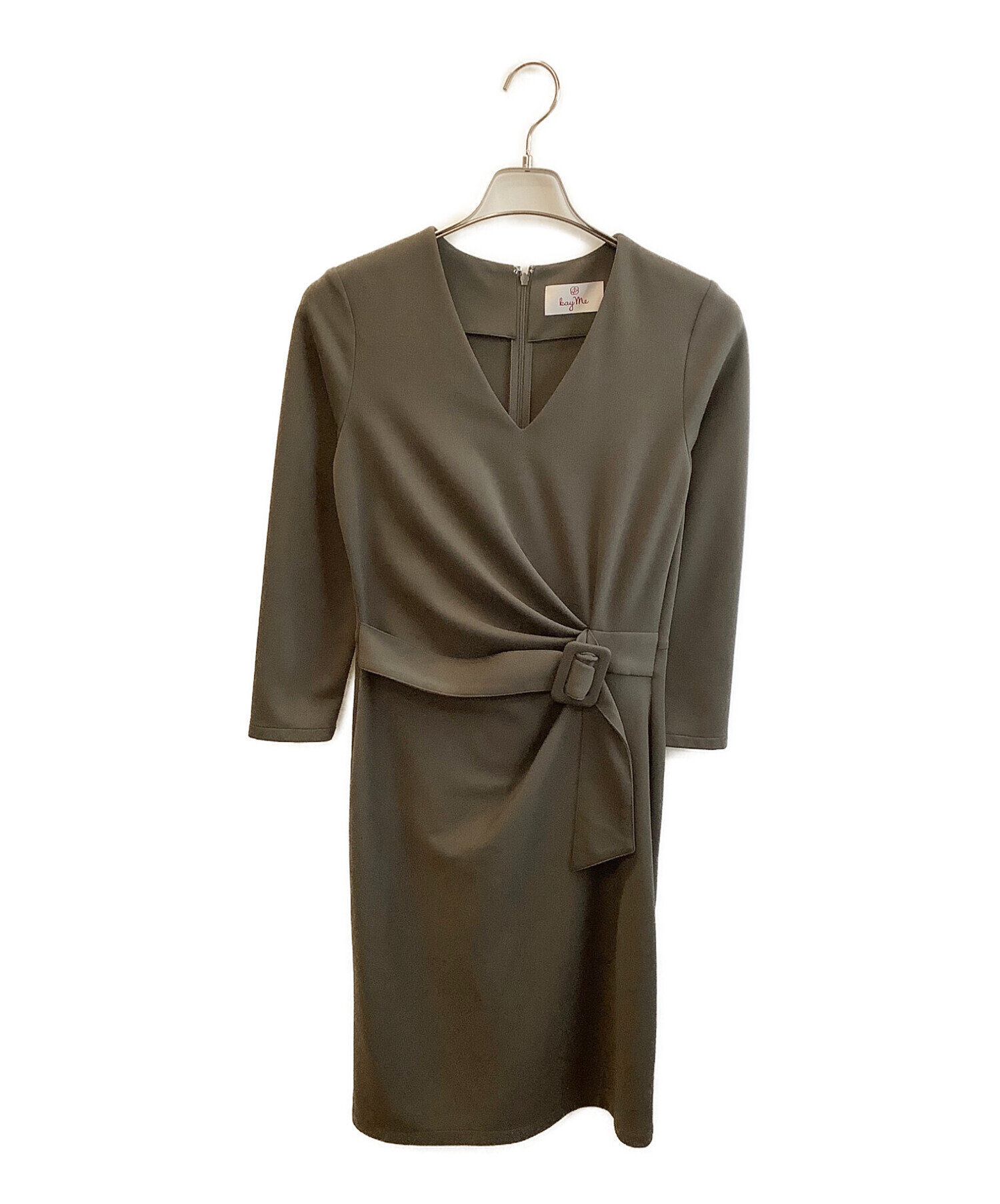 中古・古着通販】kay me (ケイミー) ワンピース カーキ サイズ:7  