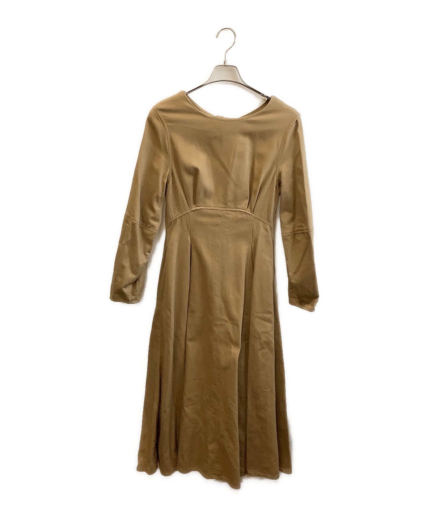 中古・古着通販】moussy (マウジー) コクーンスリーブフレアワンピース  
