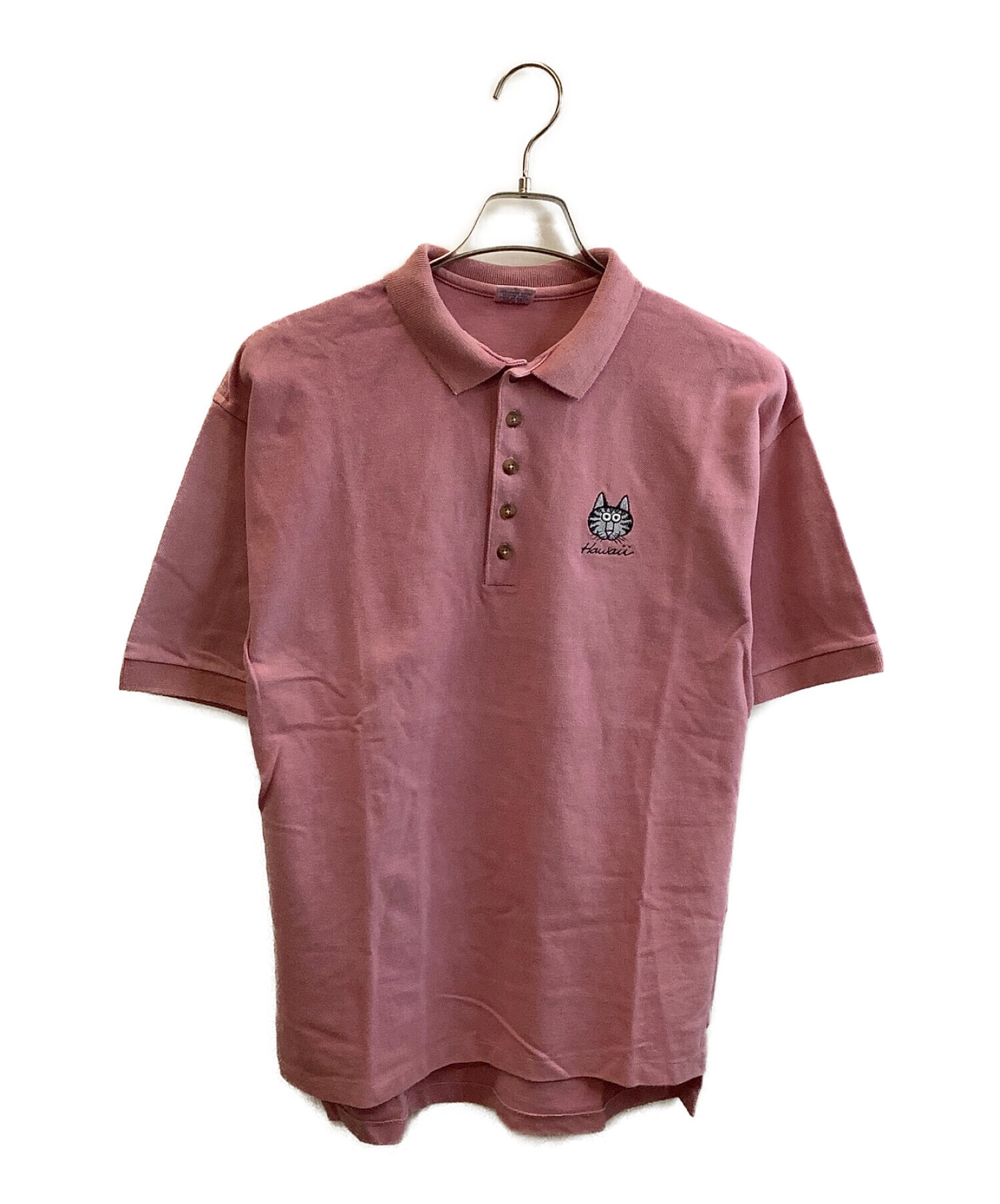 crazy shirts (クレイジーシャツ) ヴィンテージポロシャツ ピンク サイズ:S