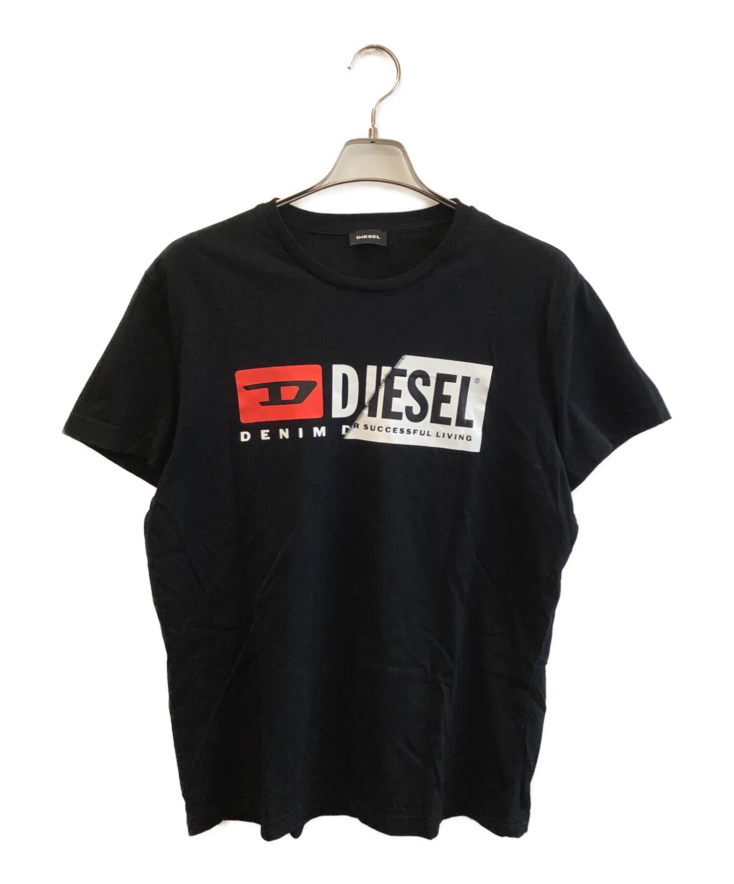 DIESEL (ディーゼル) Tシャツ ブラック サイズ:XL