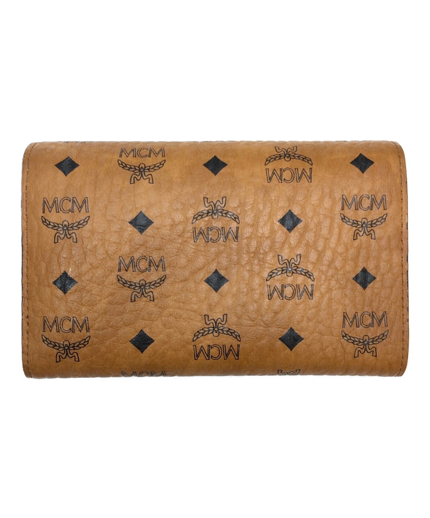 中古・古着通販】MCM (エムシーエム) 3つ折り財布 ブラウン｜ブランド 