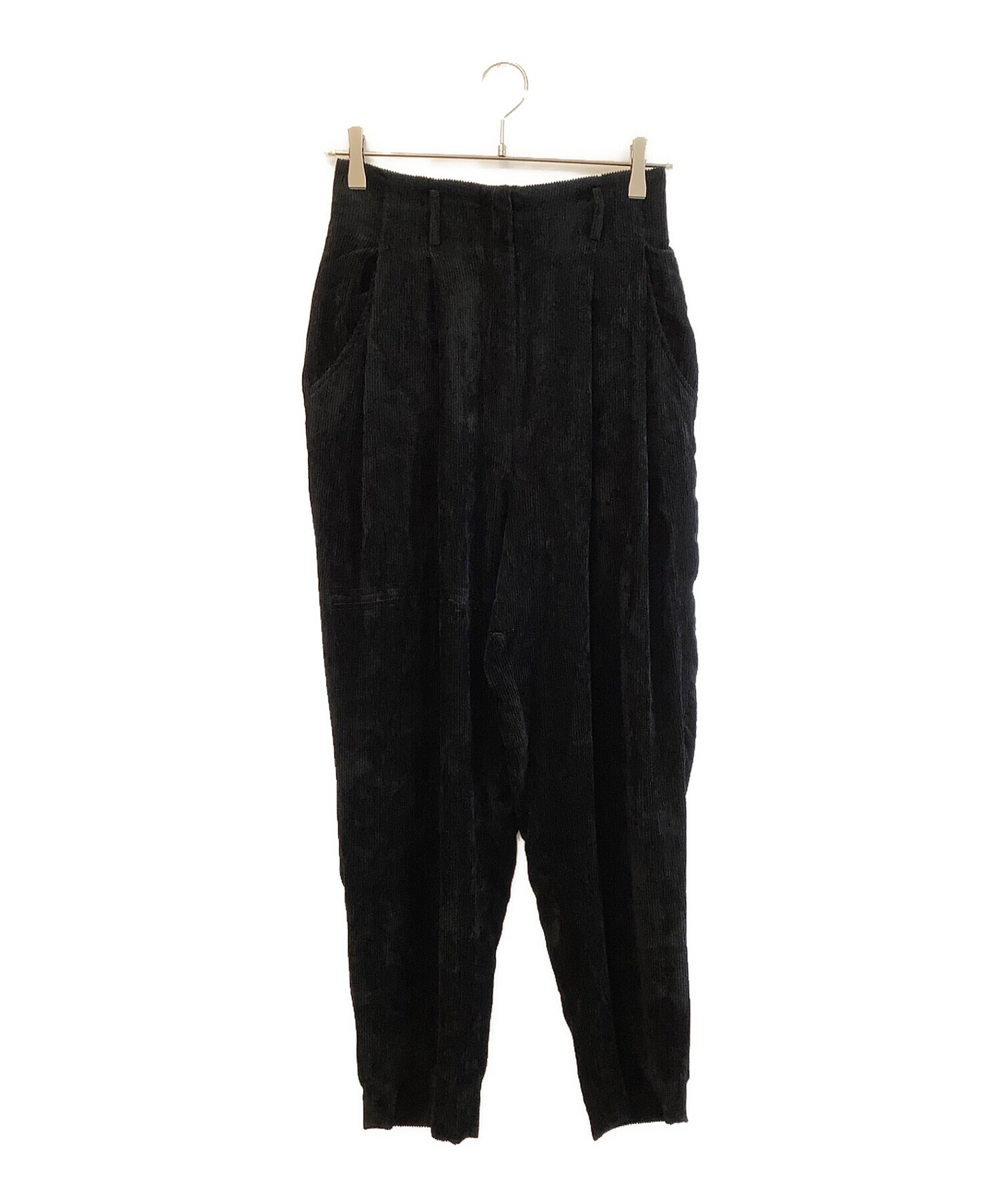 中古・古着通販】TODAYFUL (トゥデイフル) タックパンツ ブラック 