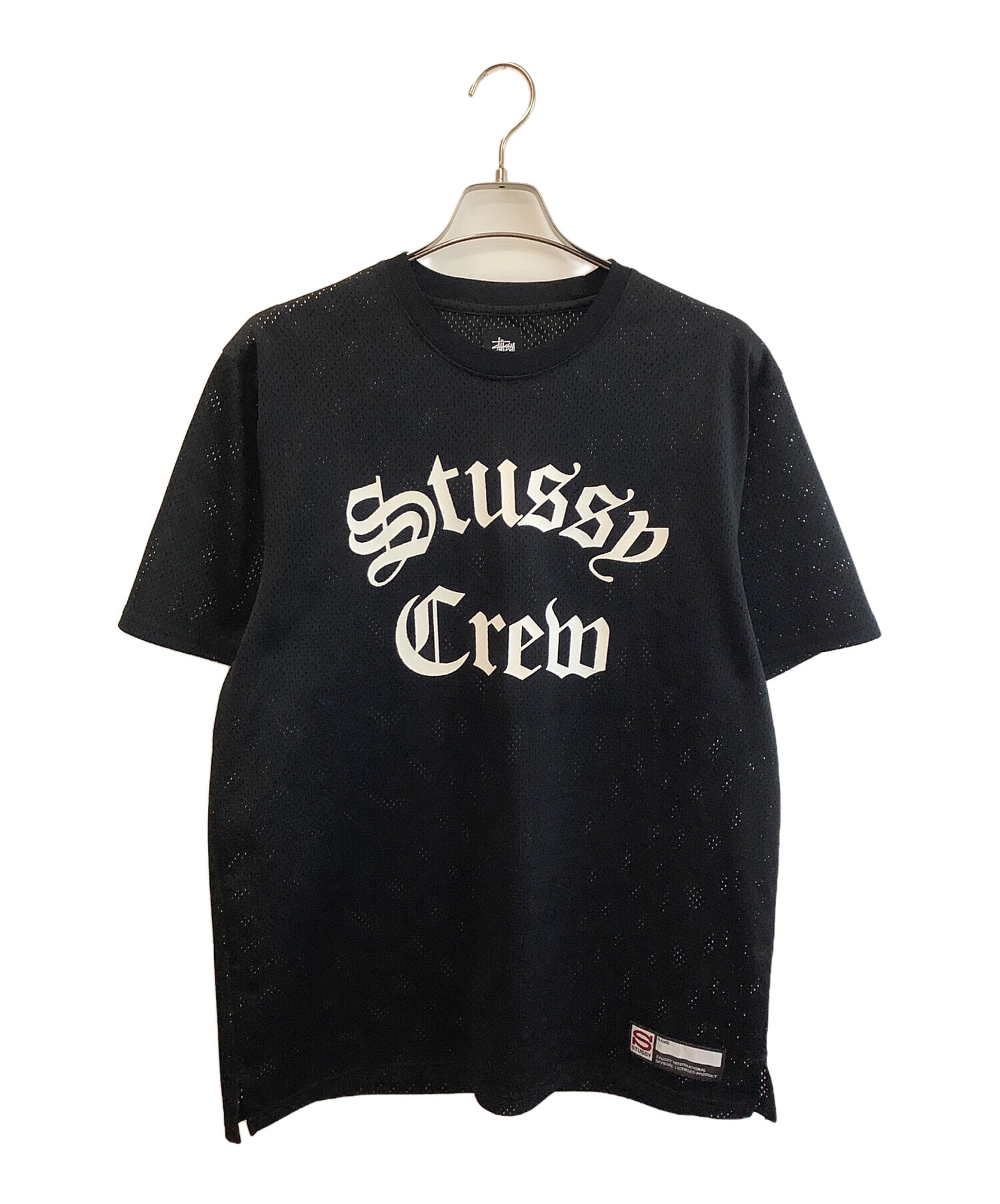 中古・古着通販】stussy (ステューシー) メッシュTシャツ ブラック 