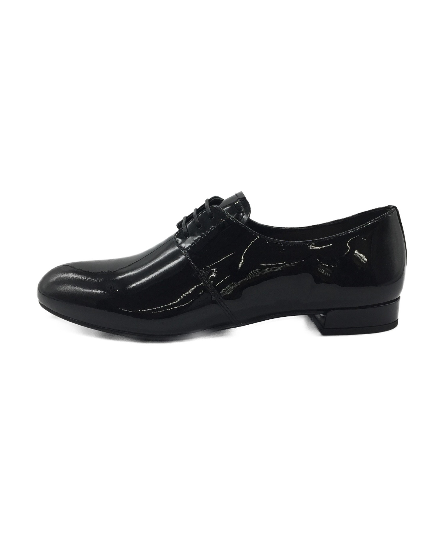 中古・古着通販】PRADA (プラダ) エナメルシューズ ブラック サイズ 