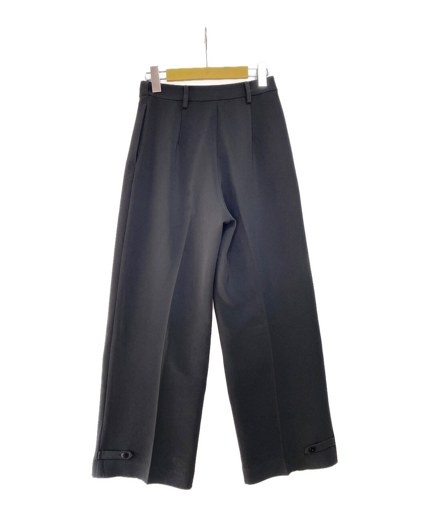 中古・古着通販】nairo (ナイロ) 2wayデザインスラックス ブラック 
