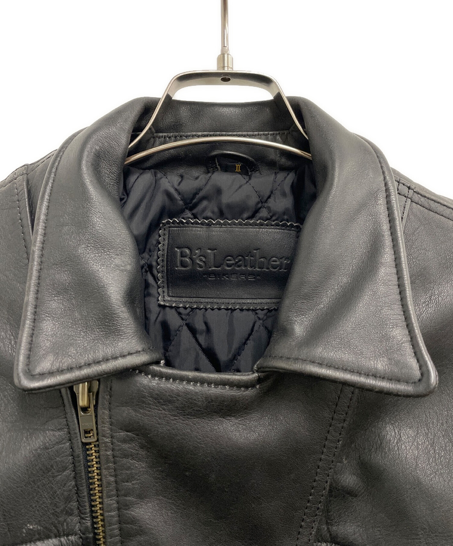 B's Leather Bikers (レザーバイカーズ) レザージャケット ブラック サイズ:Ⅱ