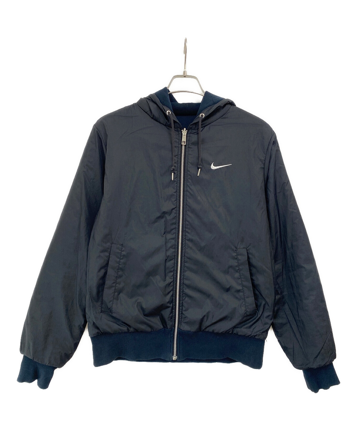 中古・古着通販】NIKE (ナイキ) リバーシブルブルゾン ブラック サイズ  