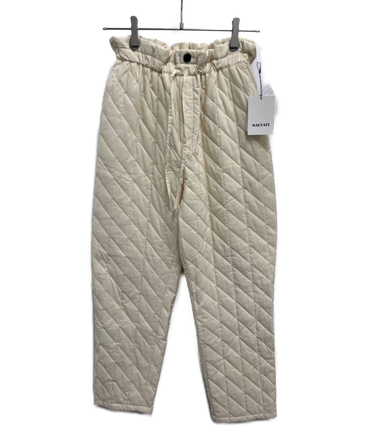 マチャットキルティングパンツアイボリー