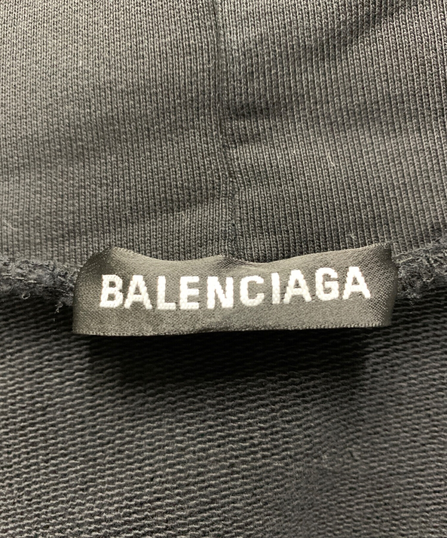 BALENCIAGA (バレンシアガ) プルオーバーパーカー ブラック サイズ:XXS
