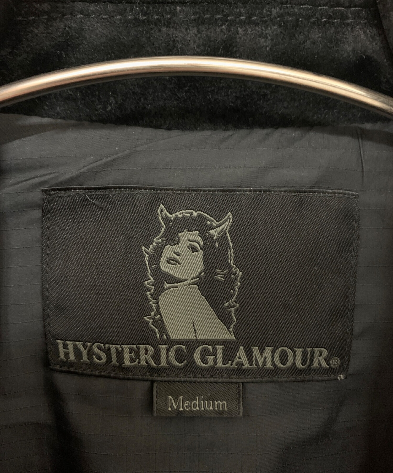 Hysteric Glamour (ヒステリックグラマー) ダウンジャケット ブラック サイズ:M