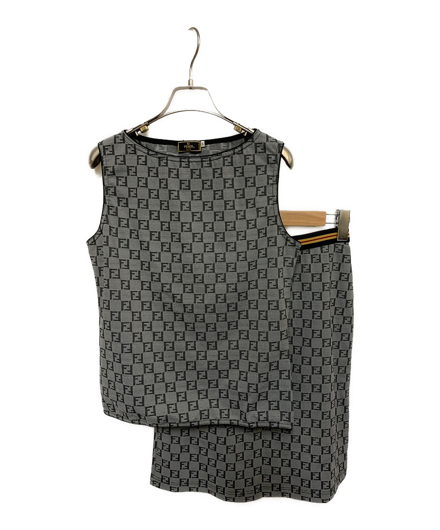 中古・古着通販】FENDI (フェンディ) セットアップ グレー×ブラック 