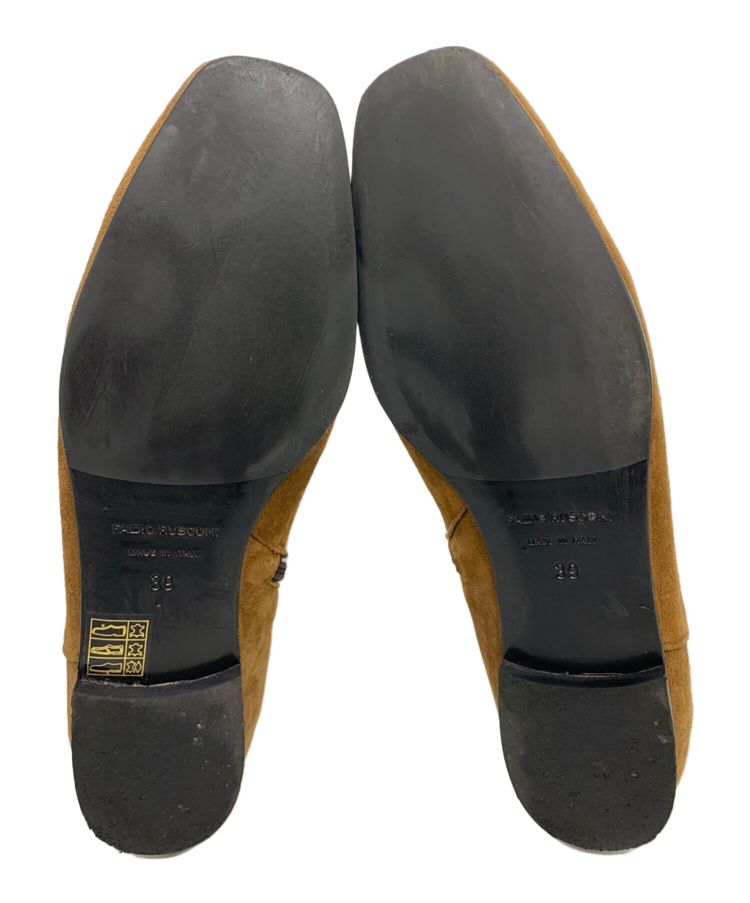 FABIO RUSCONI ブーツ EU37(23.5cm位) 心苦しかっ 黒 【古着】【中古】 