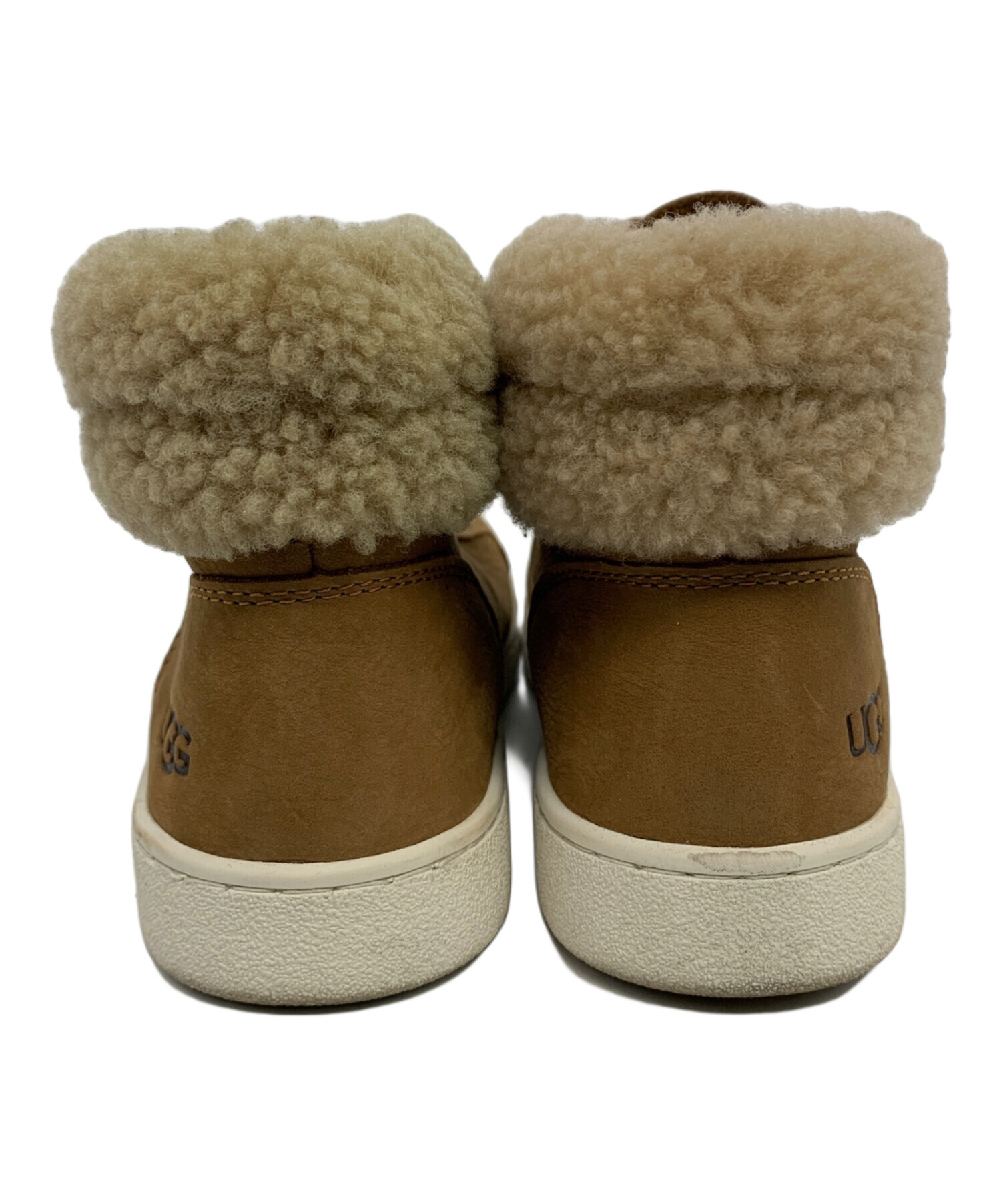 中古・古着通販】UGG (アグ) Olive レザーハイカットスニーカー 