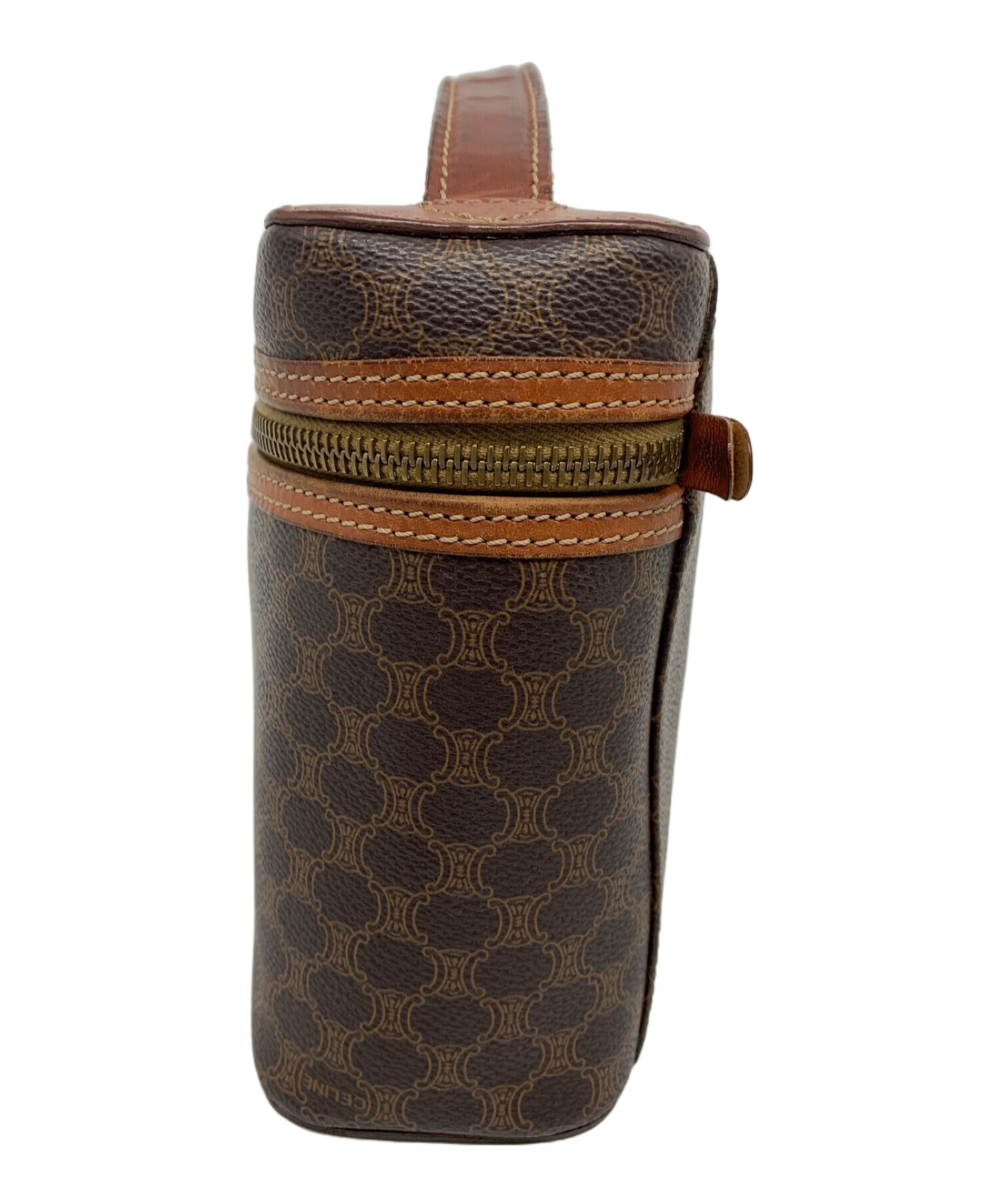 中古・古着通販】CELINE (セリーヌ) バニティポーチ ブラウン 