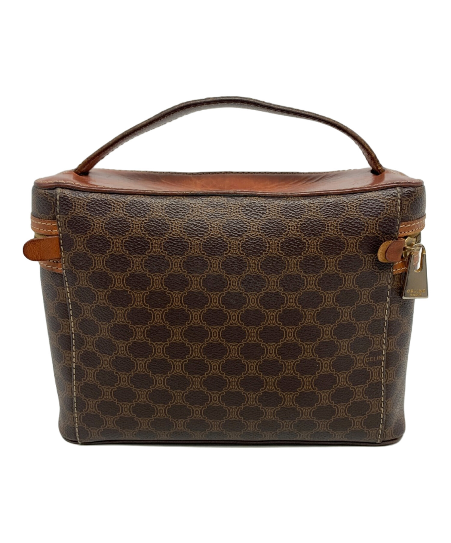 中古・古着通販】CELINE (セリーヌ) バニティポーチ ブラウン 