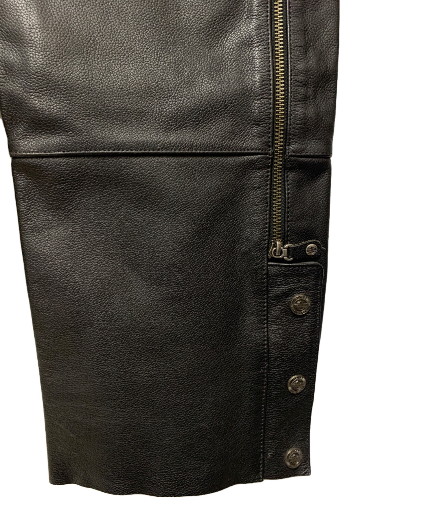 中古・古着通販】HARLEY-DAVIDSON (ハーレーダビッドソン) レザー 