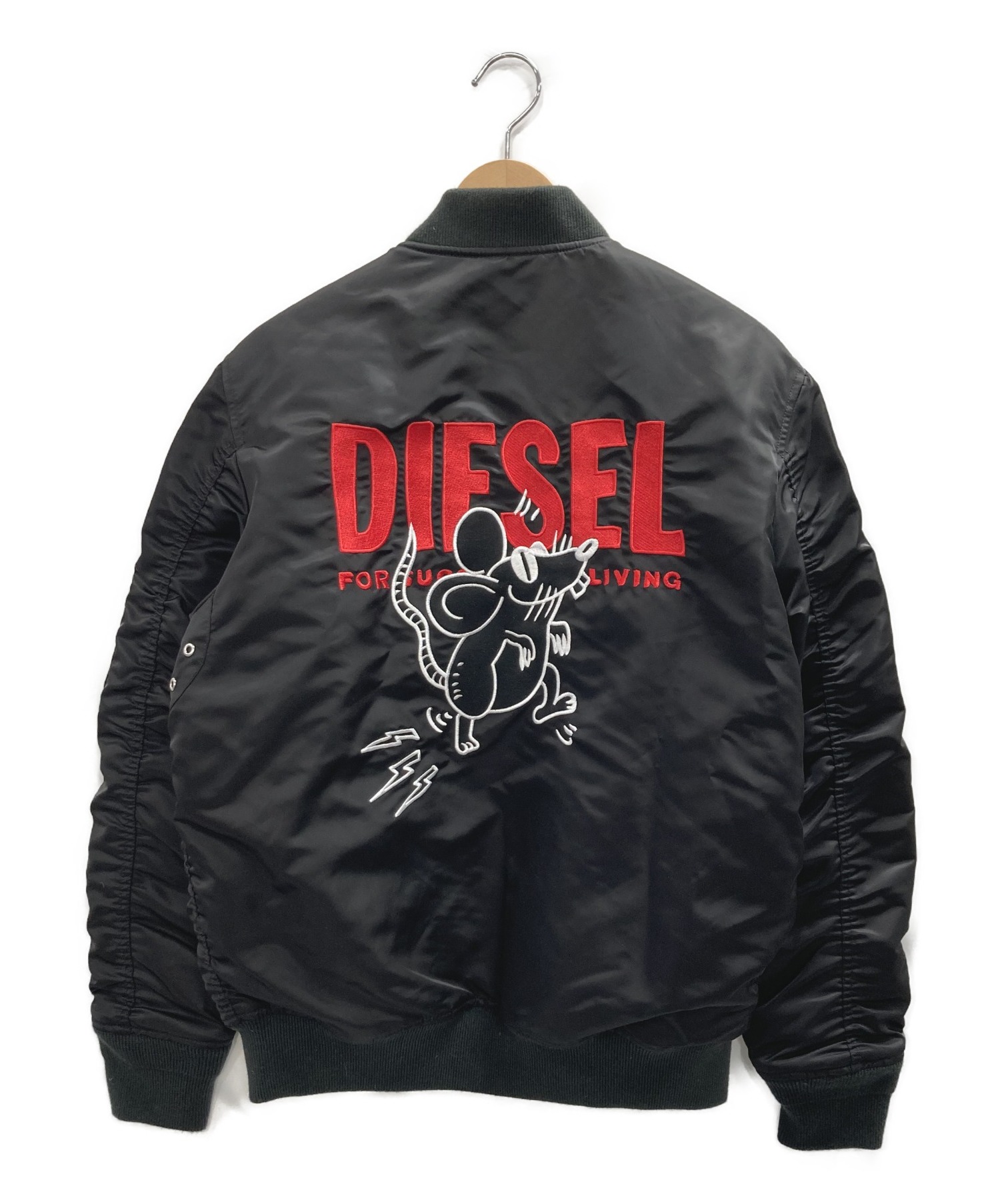 DIESEL (ディーゼル) リバーシブルジャケット ブラック サイズ:XS